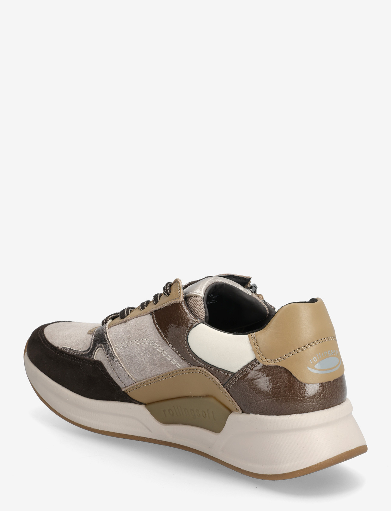 Gabor - rollingsoft sneaker - lave sneakers - dark brown, sand, camel - 2