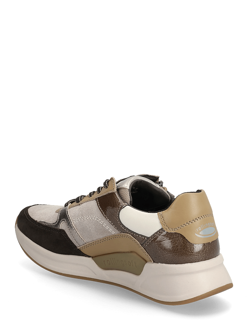 Gabor - rollingsoft sneaker - lave sneakers - dark brown, sand, camel - 2