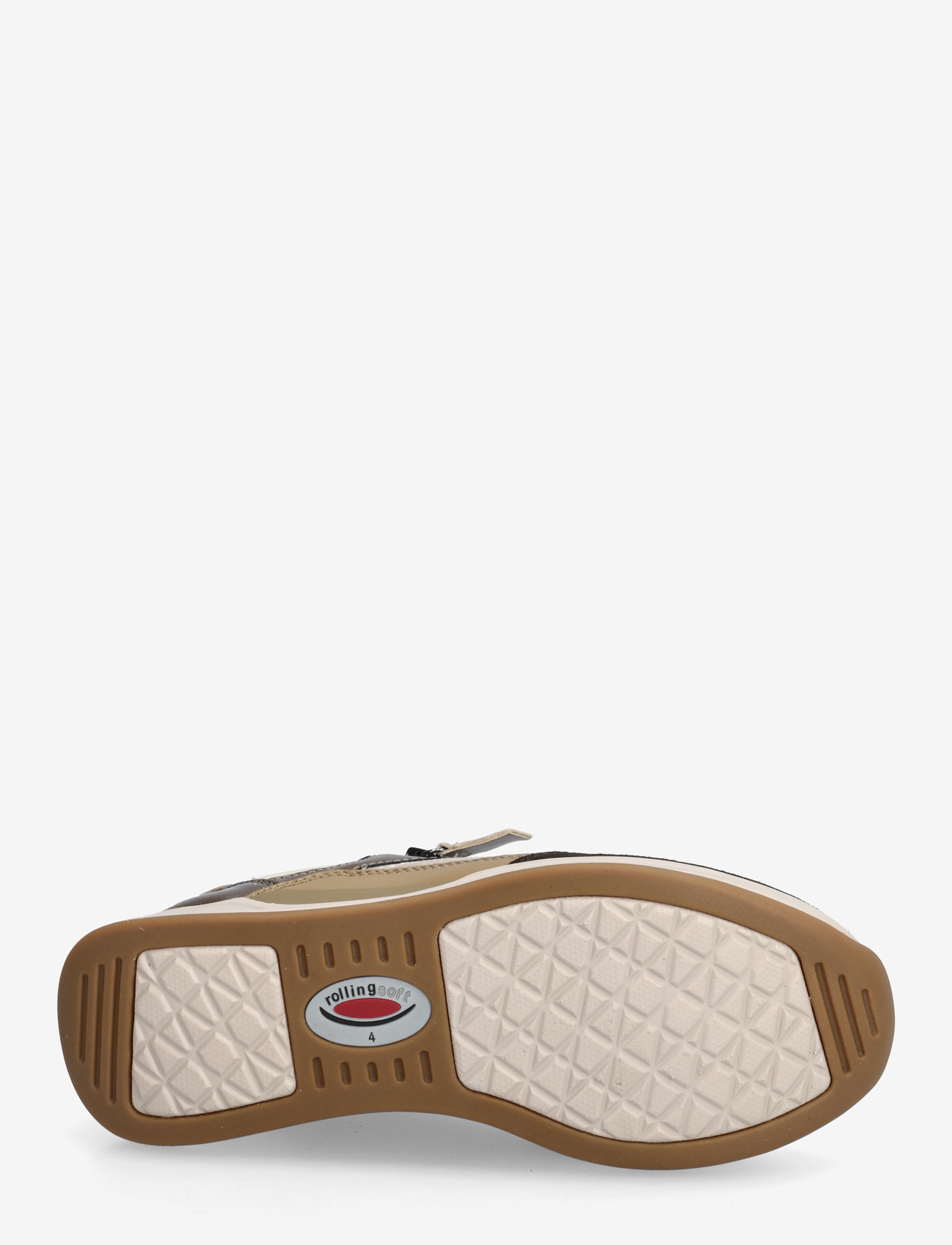 Gabor - rollingsoft sneaker - lave sneakers - dark brown, sand, camel - 4