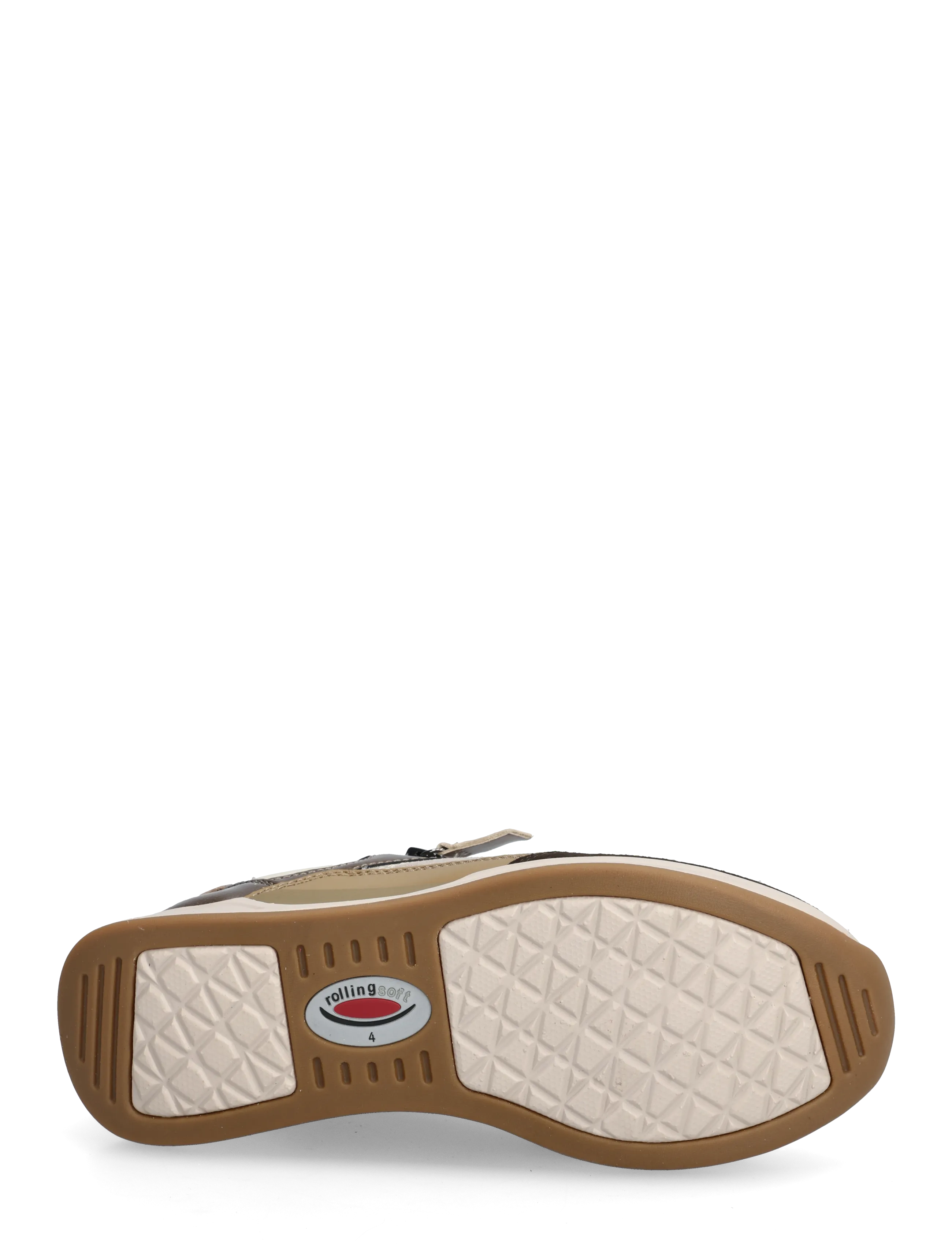 Gabor - rollingsoft sneaker - lave sneakers - dark brown, sand, camel - 4