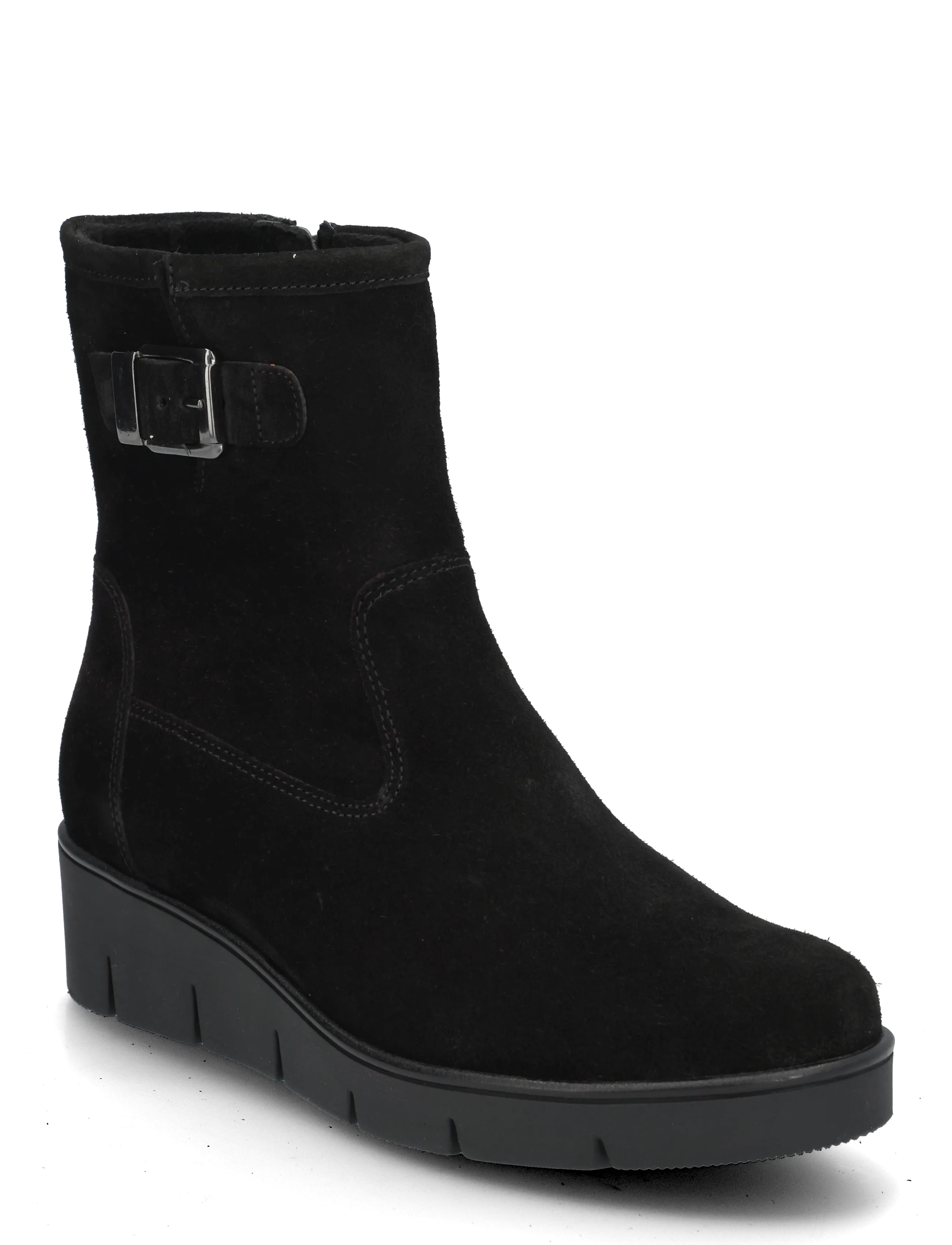 Gabor Wedge ankle boot - Schuhe - BLACK / black