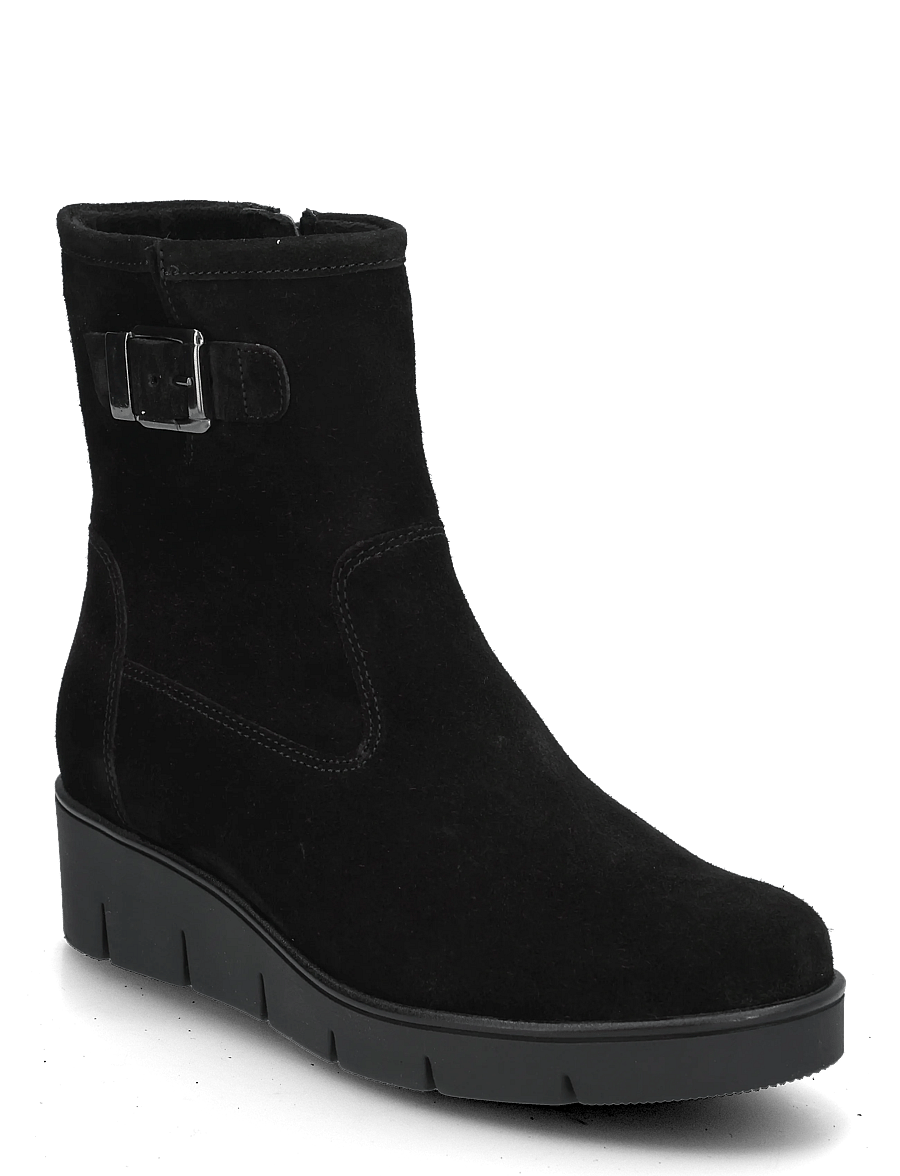 Gabor - Wedge ankle boot - kontsaga poolsaapad - black - 0