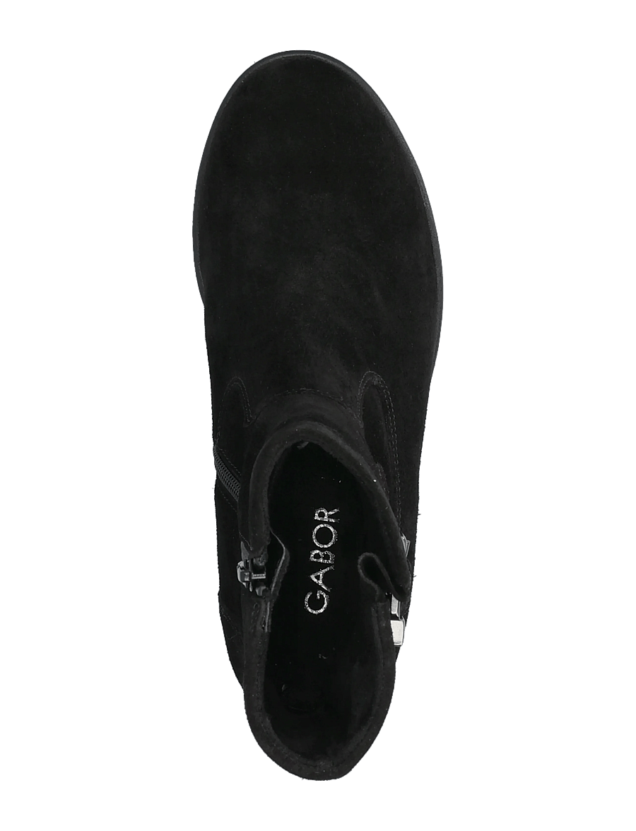 Gabor - Wedge ankle boot - kontsaga poolsaapad - black - 3