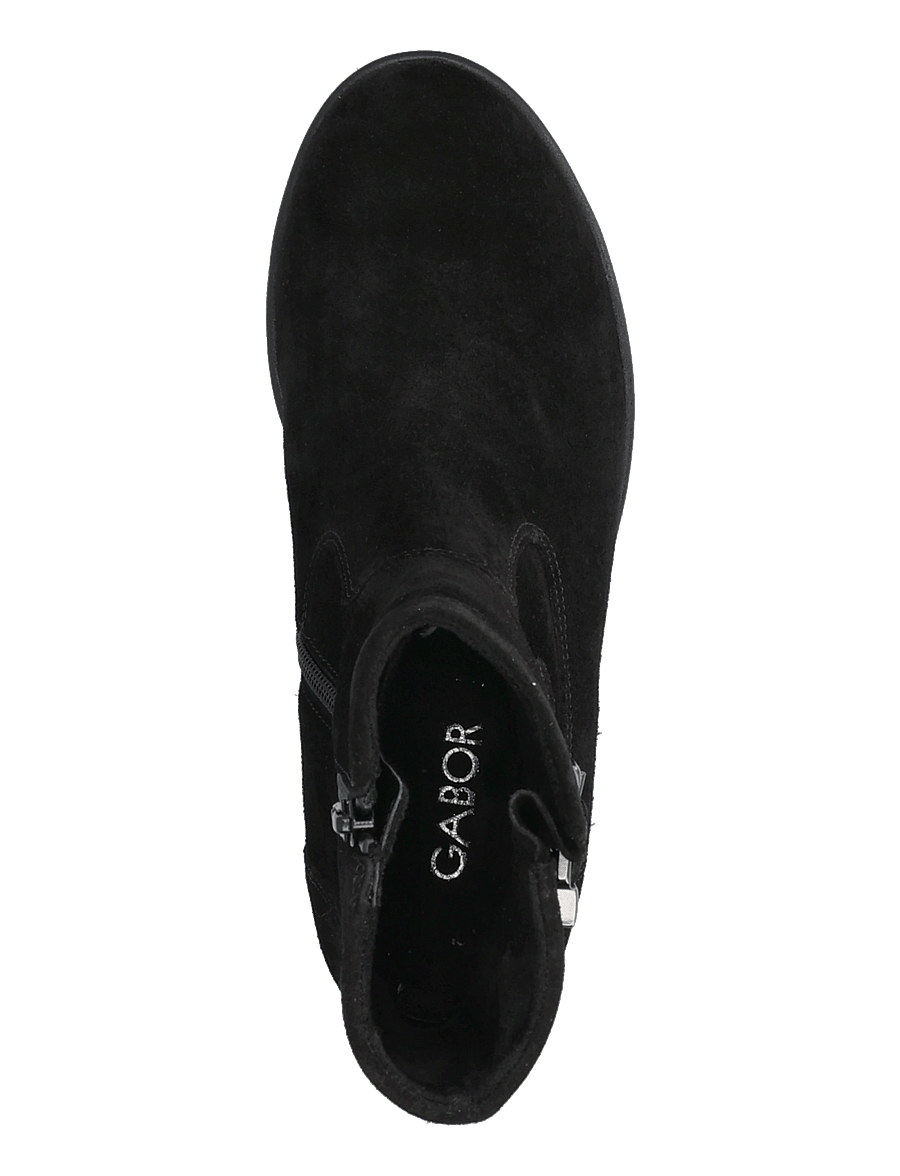 Gabor - Wedge ankle boot - stiefeletten mit absatz - black - 3