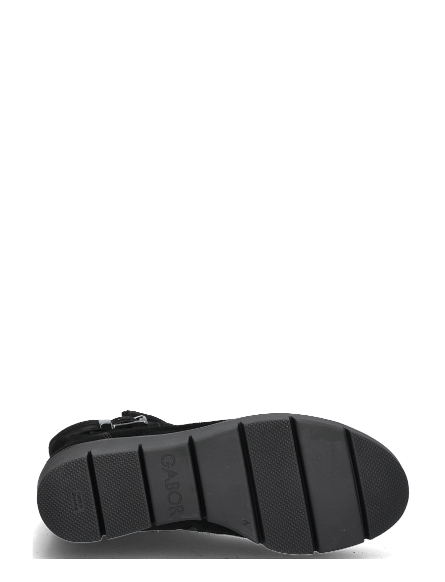 Gabor - Wedge ankle boot - stiefeletten mit absatz - black - 4