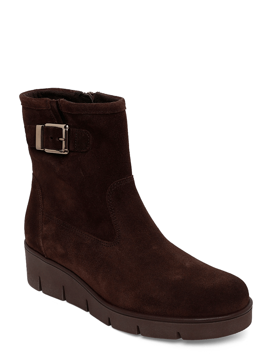 Gabor - Wedge ankle boot - kontsaga poolsaapad - brown - 0