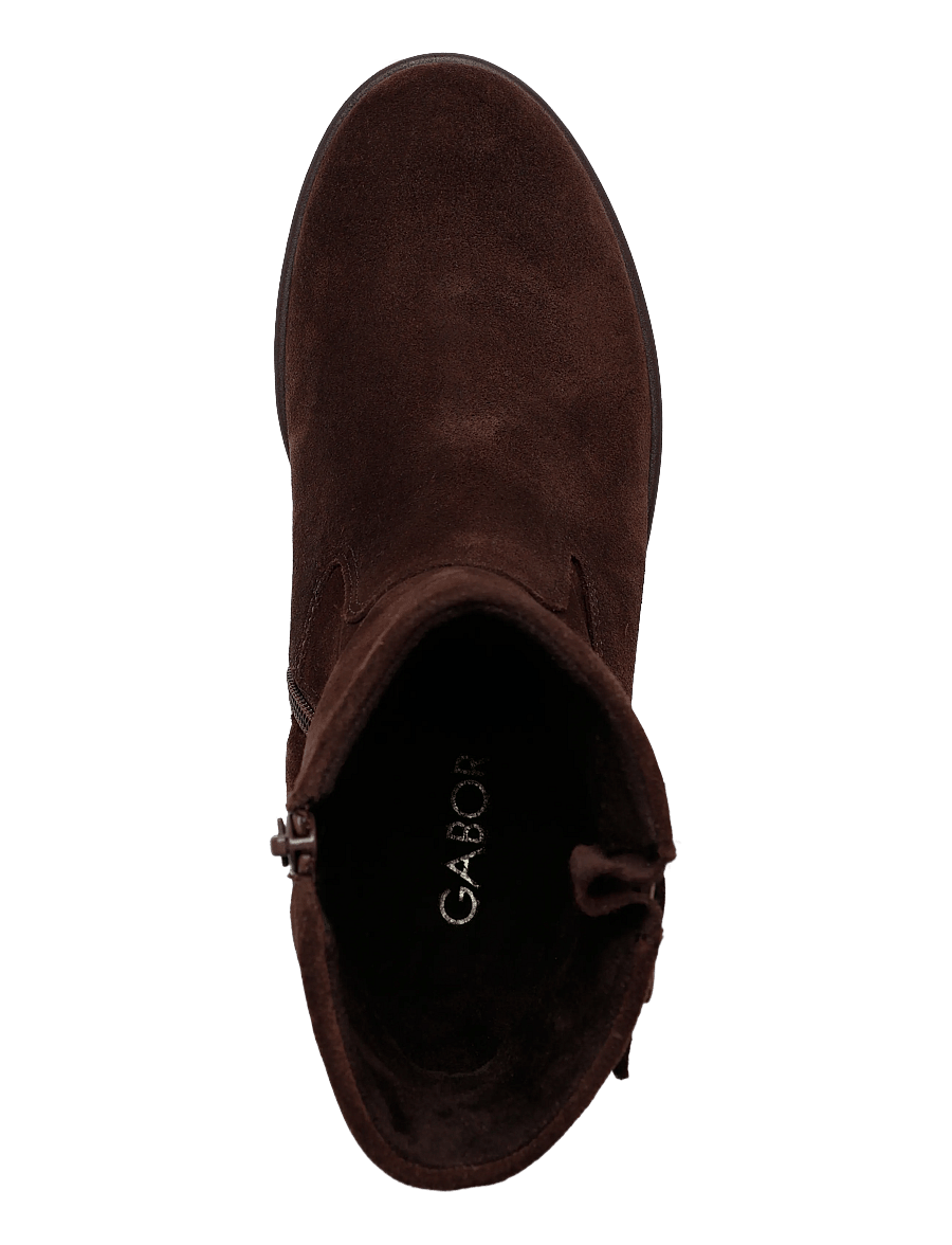 Gabor - Wedge ankle boot - kontsaga poolsaapad - brown - 3