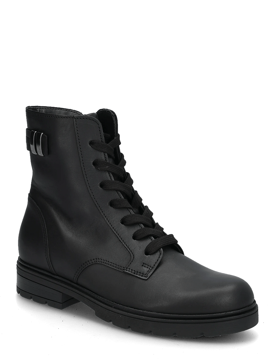 Gabor - Laced ankle boot - bottes lacées - black - 0