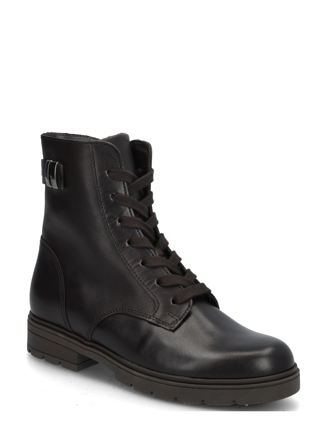 Gabor Laced ankle boot - Schuhe - DARK BROWN / brown