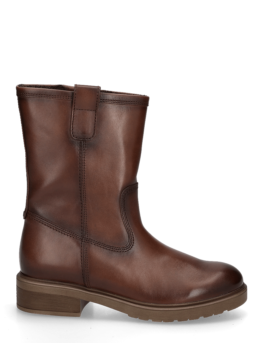 Gabor - Mid boot - flade ankelstøvler - cognac - 2