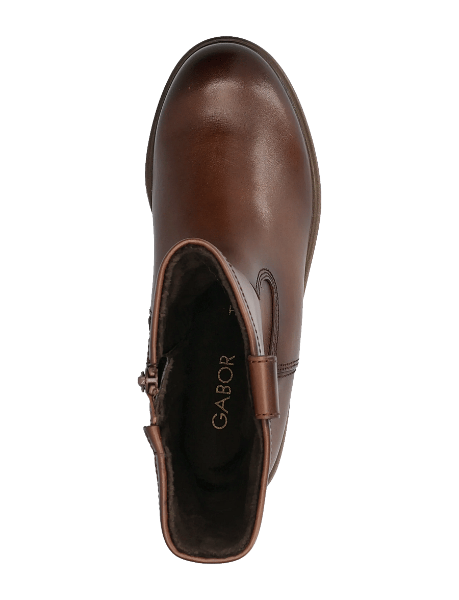 Gabor - Mid boot - flade ankelstøvler - cognac - 3