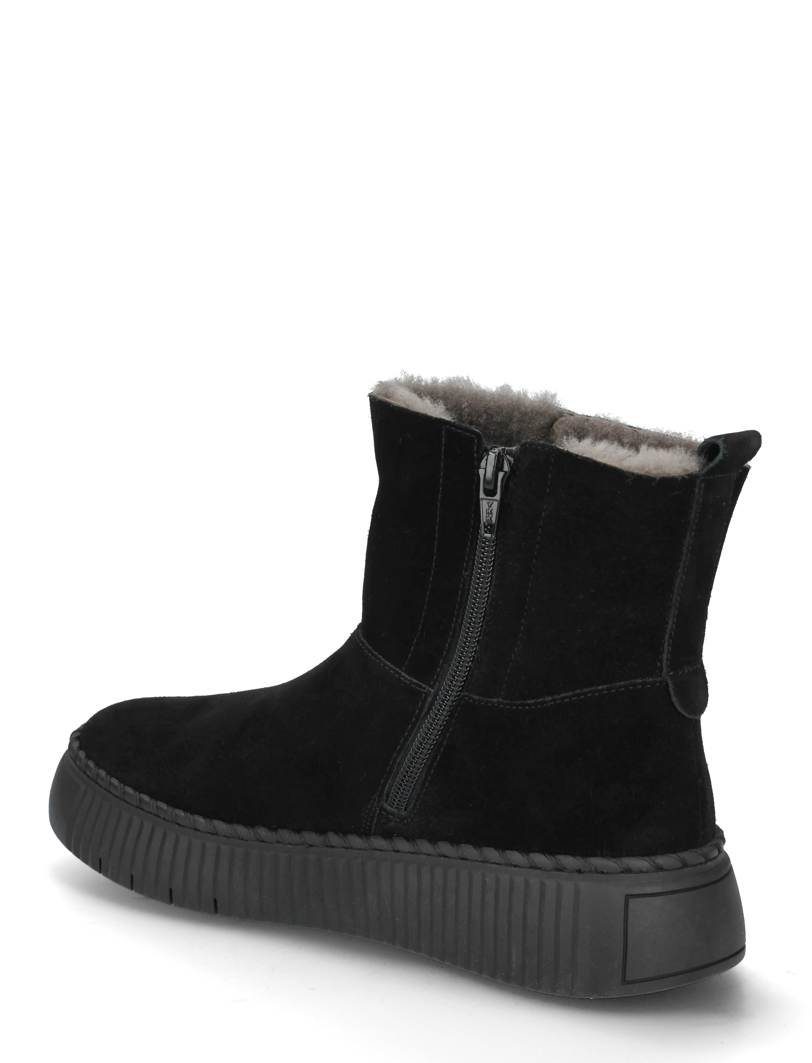 Gabor - Ankle boot, warmlining - flat ankle boots - black - 1