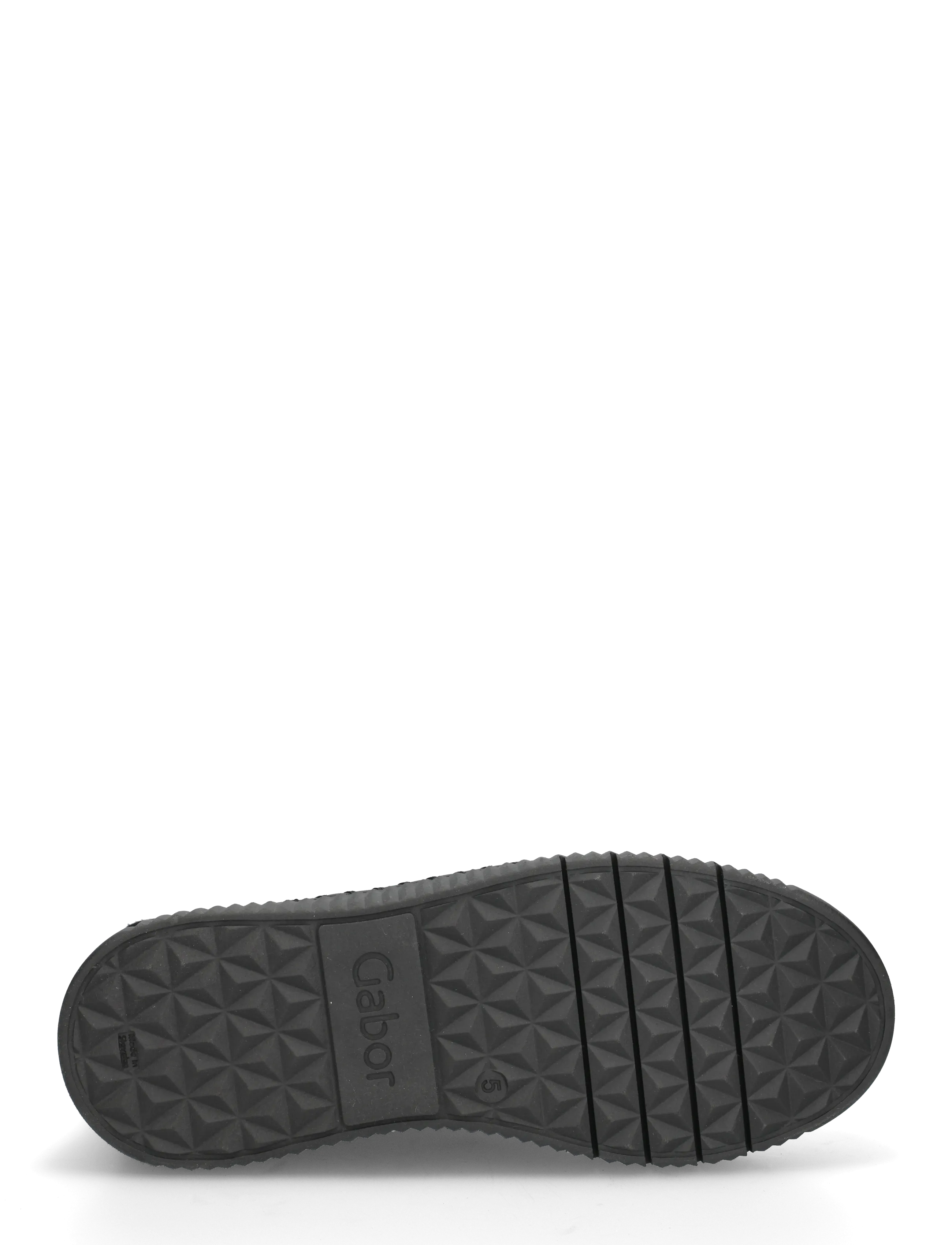 Gabor - Ankle boot, warmlining - flat ankle boots - black - 4