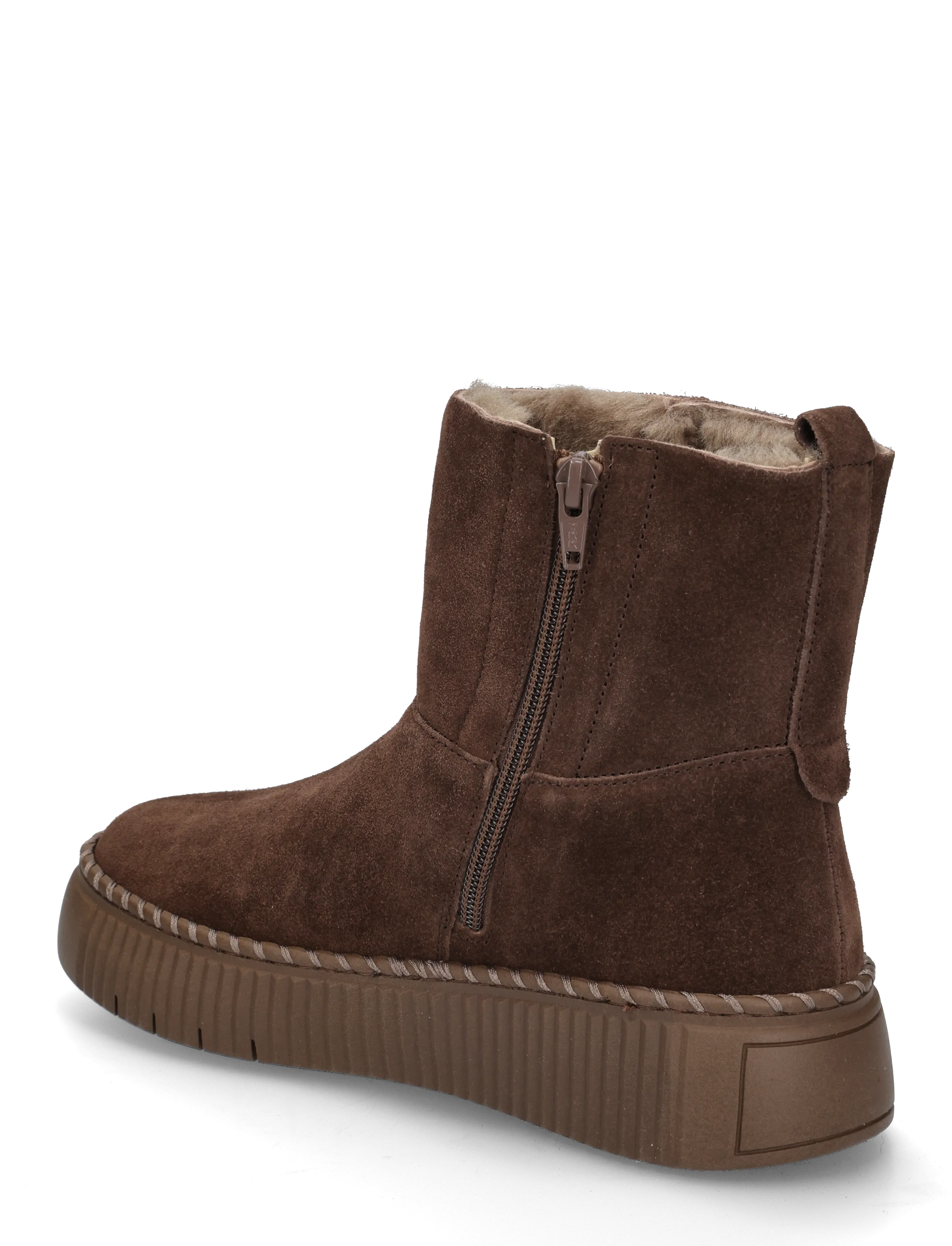 Gabor - Ankle boot, warmlining - flat ankle boots - brown - 1