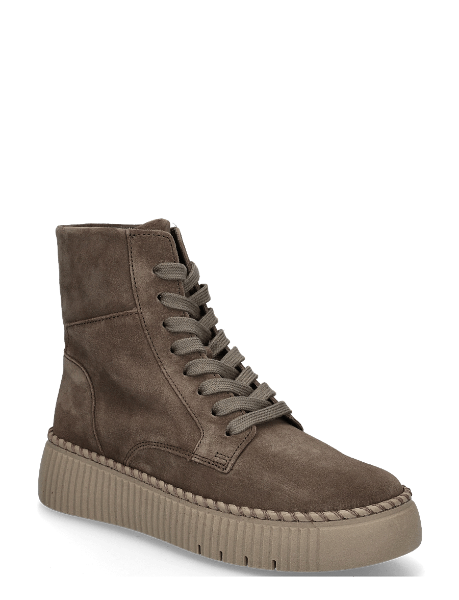 Gabor - Laced ankle boot - platta ankelboots - taupe - 0