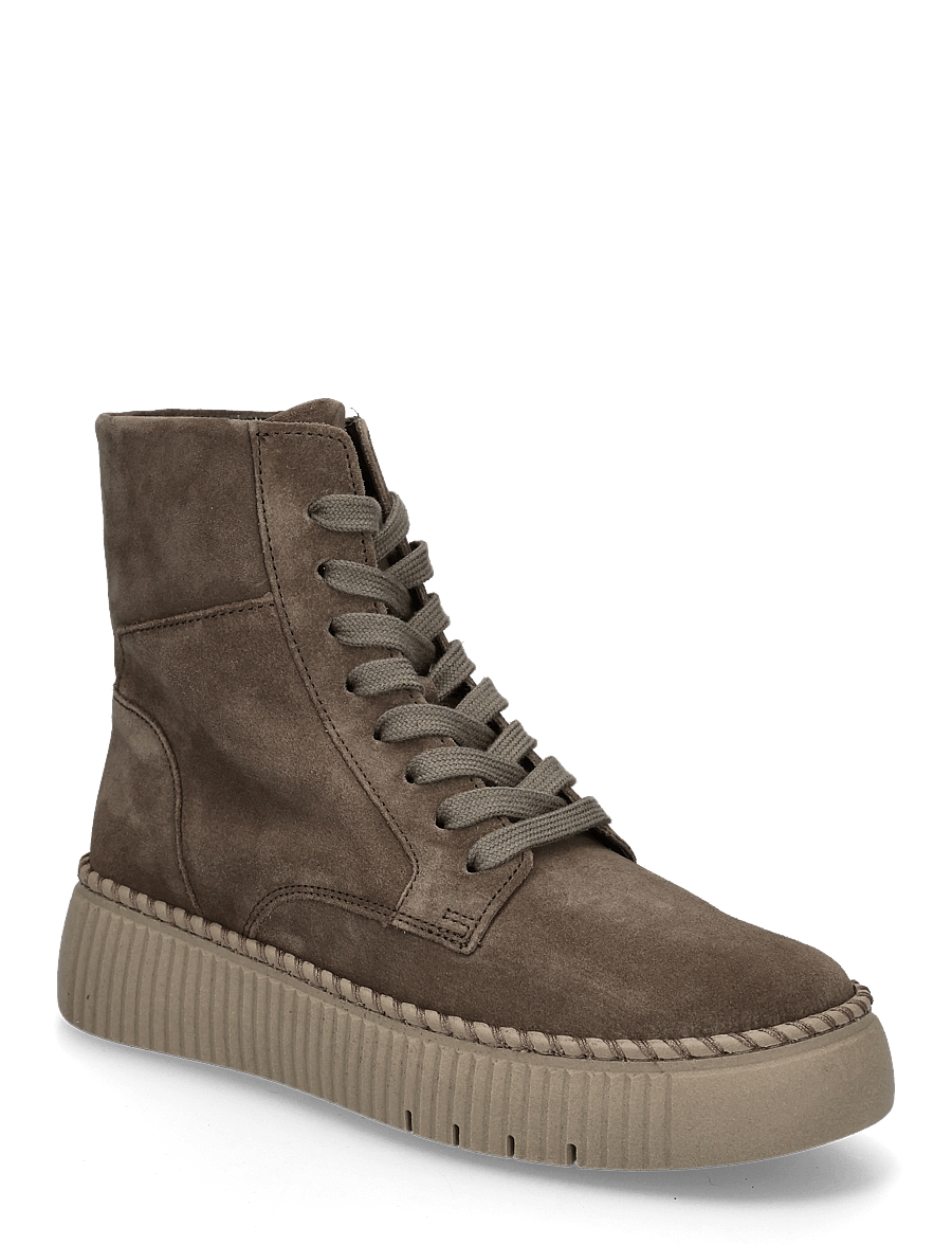 Gabor - Laced ankle boot - geschnürte stiefel - taupe - 0