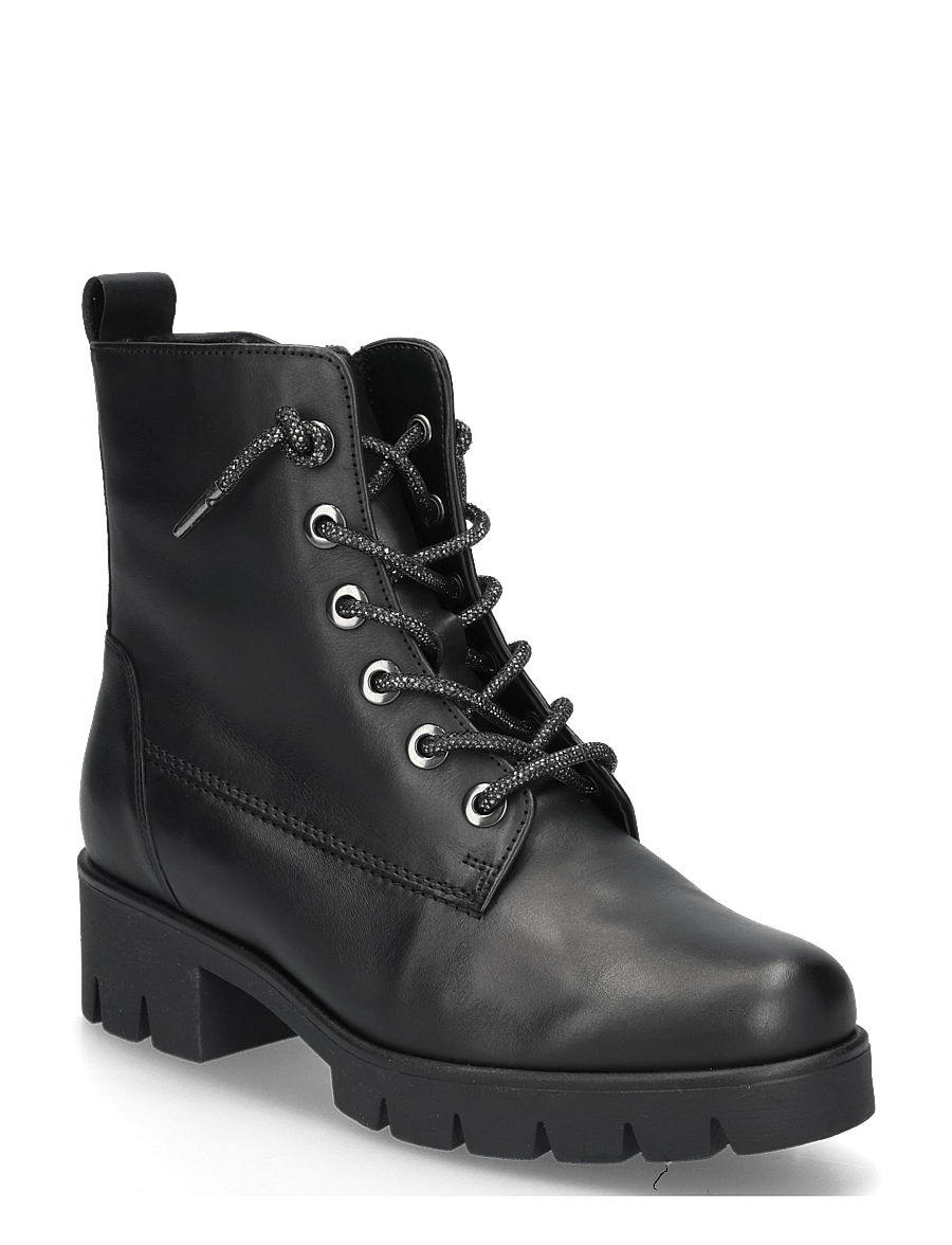 Gabor - Laced ankle boot - snørestøvler - black - 0