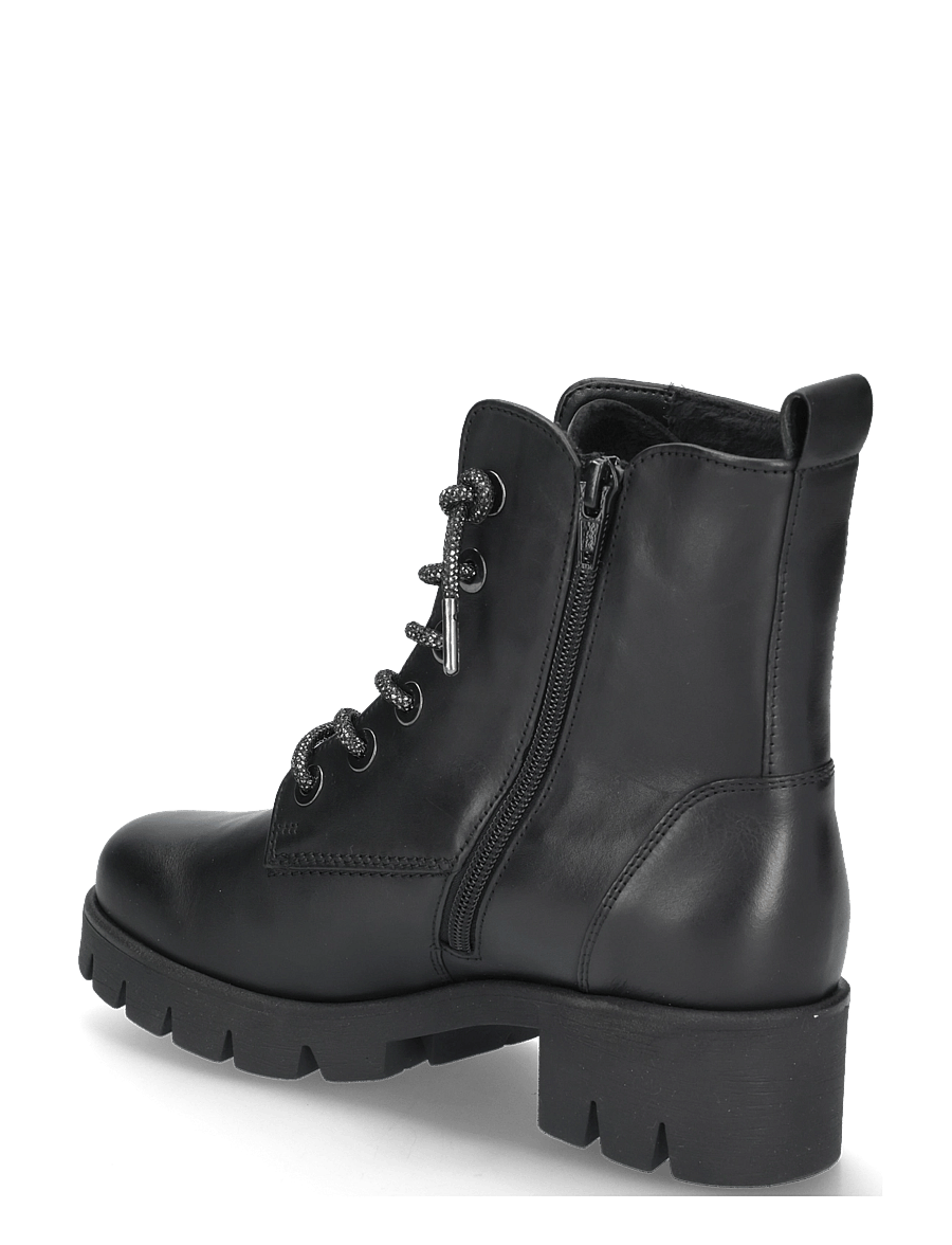 Gabor - Laced ankle boot - snørestøvler - black - 1