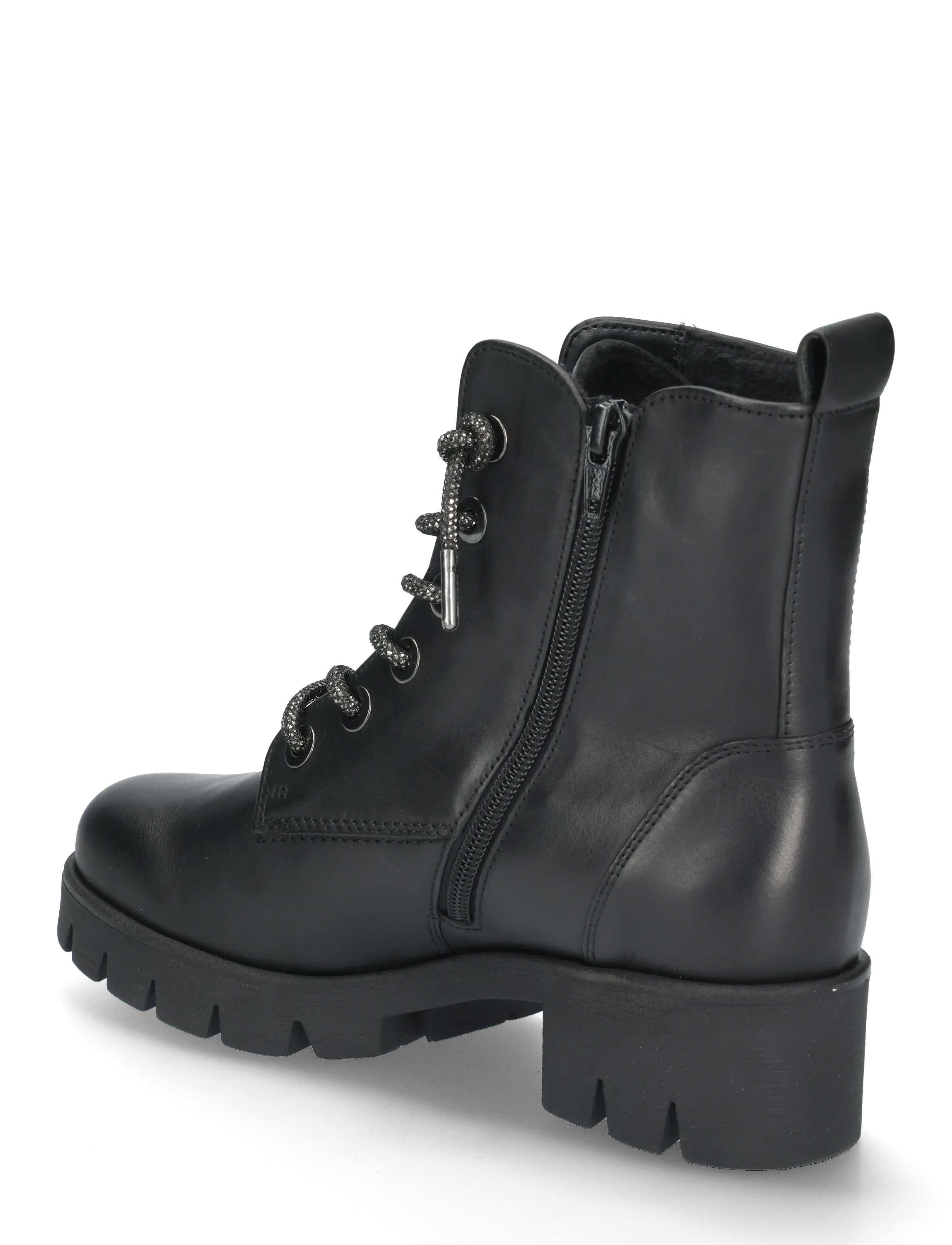 Gabor - Laced ankle boot - geschnürte stiefel - black - 1