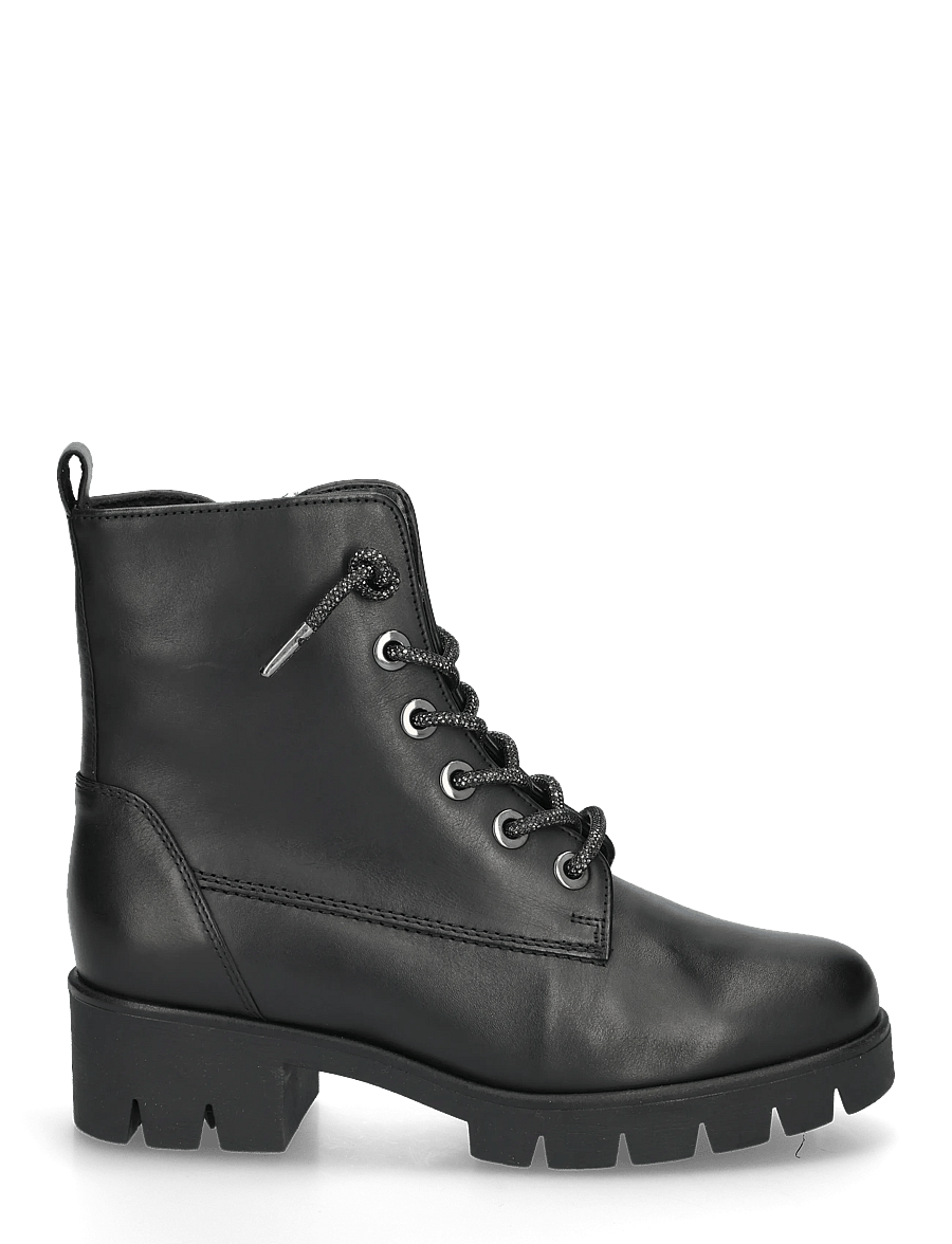 Gabor - Laced ankle boot - geschnürte stiefel - black - 2