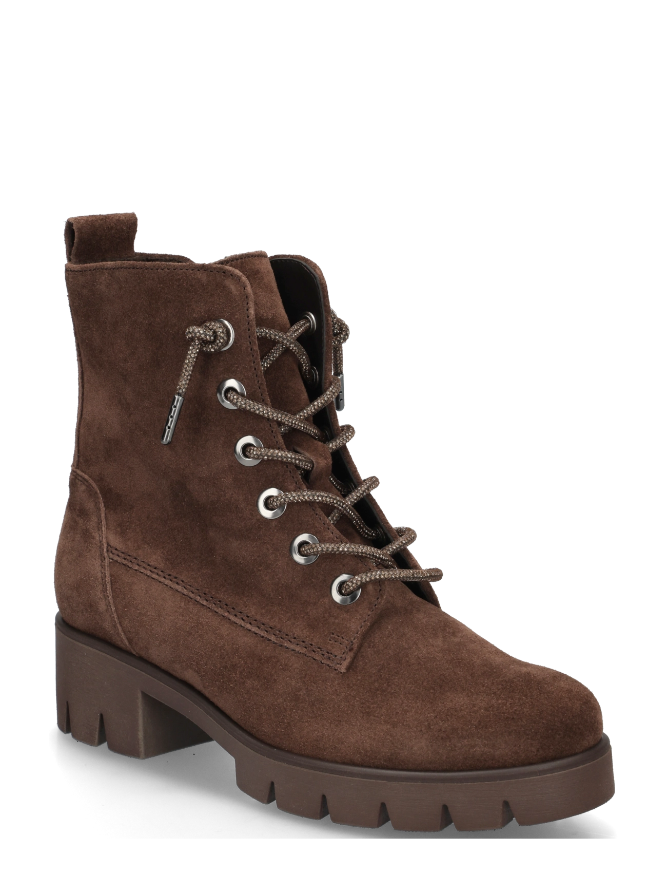 Gabor Laced ankle boot - Shoes - BROWN / brown
