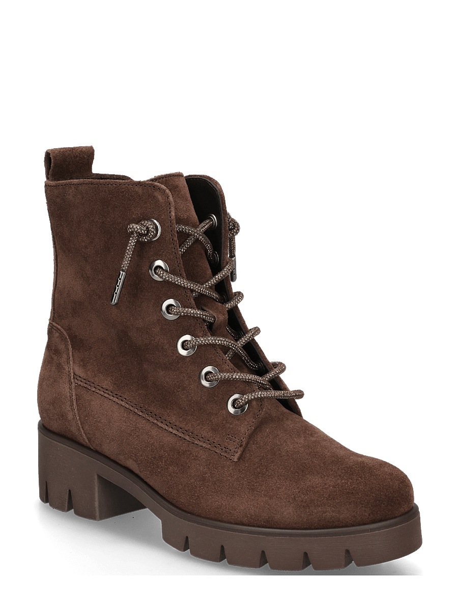Gabor - Laced ankle boot - stövletter - brown - 0
