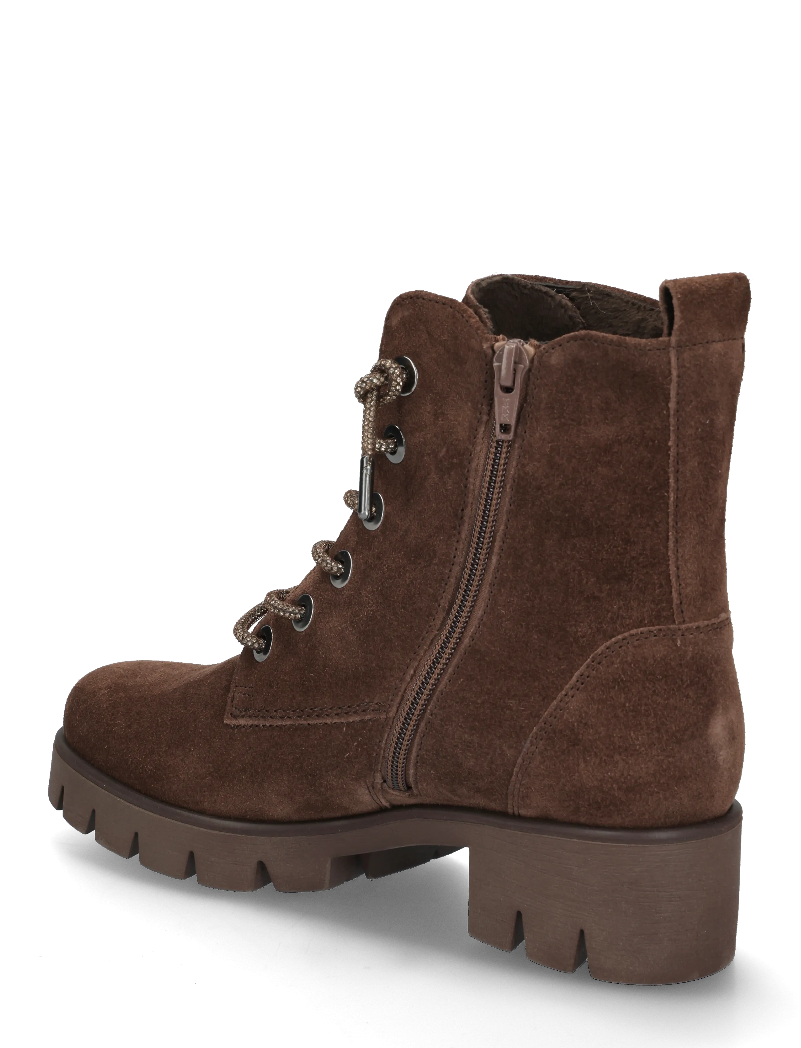 Gabor - Laced ankle boot - geschnürte stiefel - brown - 1