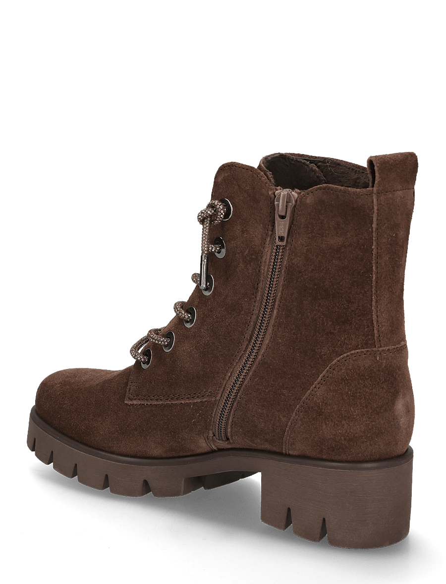 Gabor - Laced ankle boot - geschnürte stiefel - brown - 1
