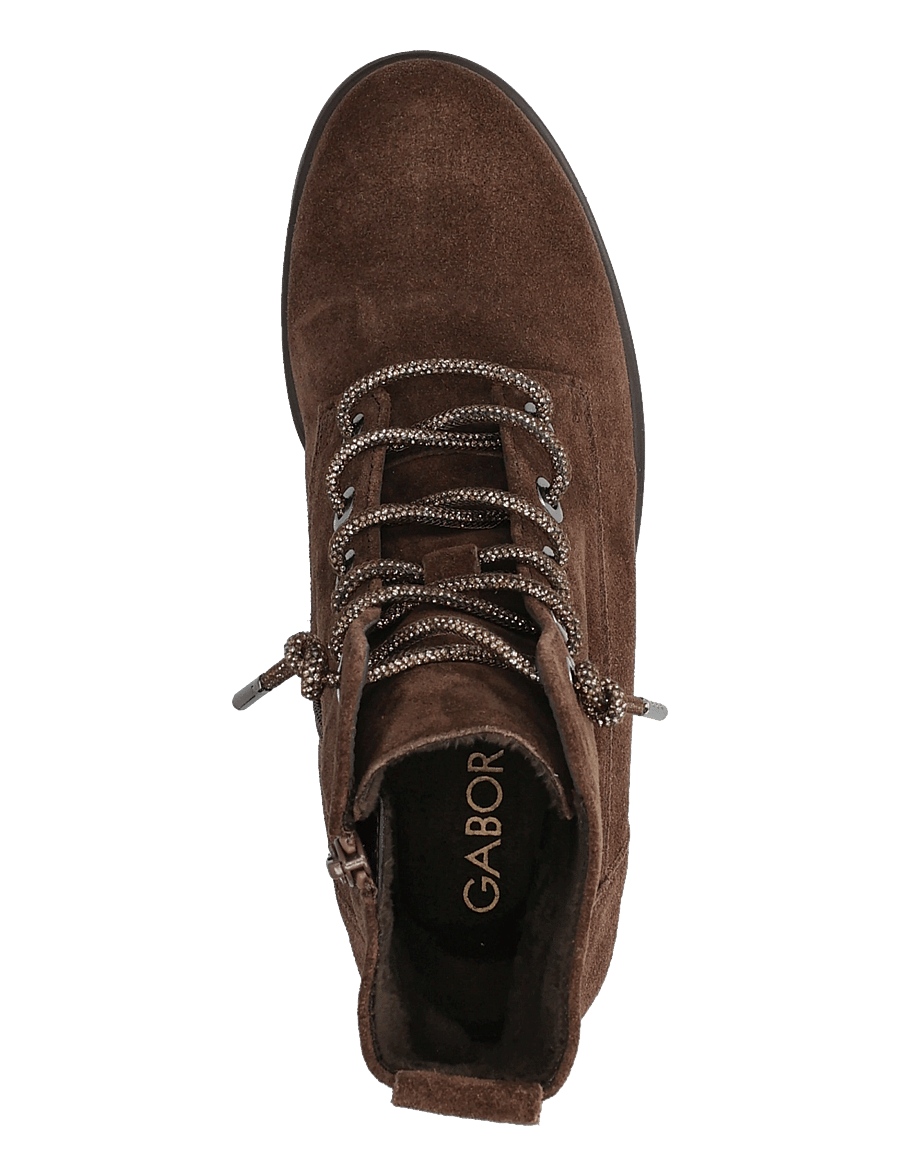 Gabor - Laced ankle boot - stövletter - brown - 3