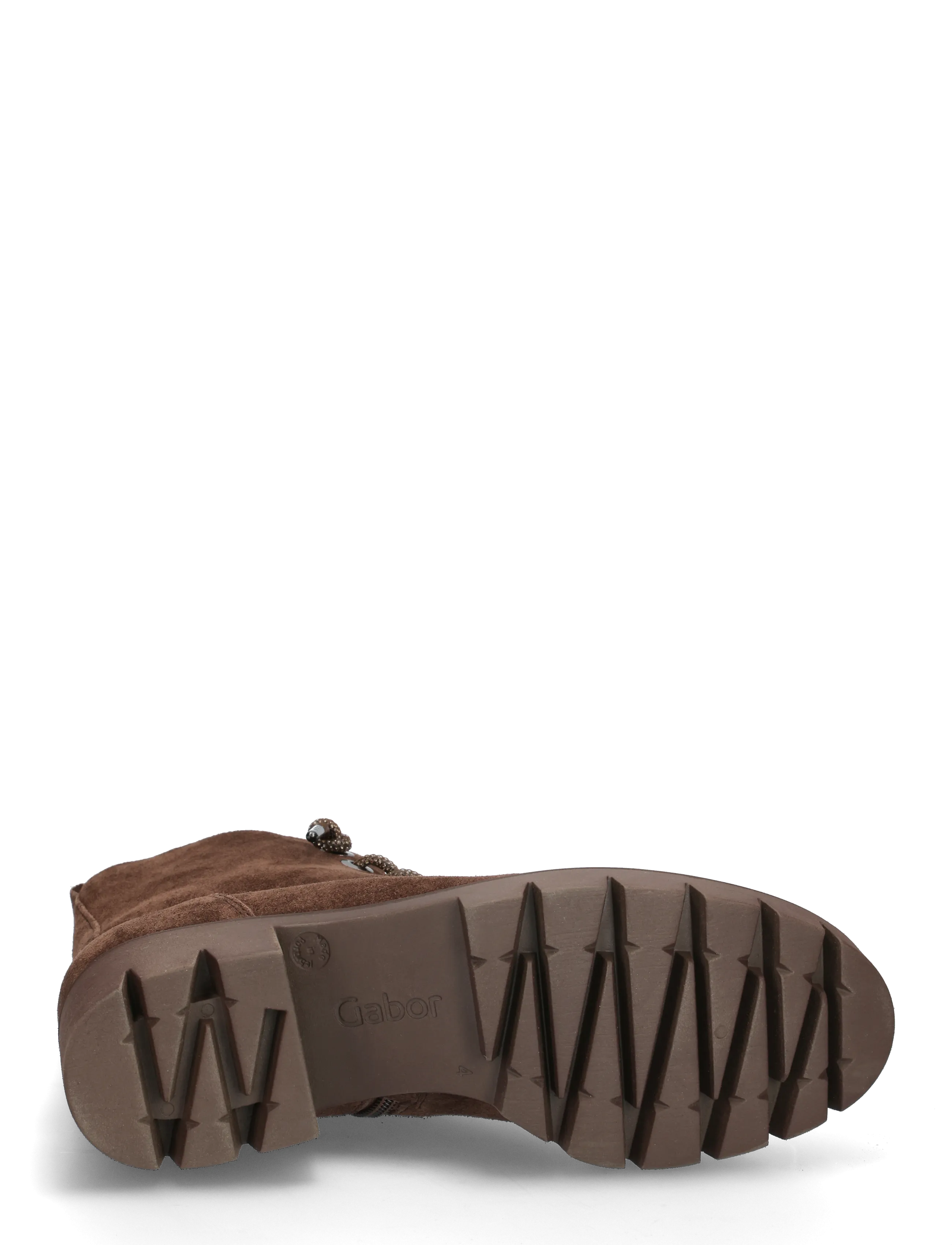 Gabor - Laced ankle boot - geschnürte stiefel - brown - 4