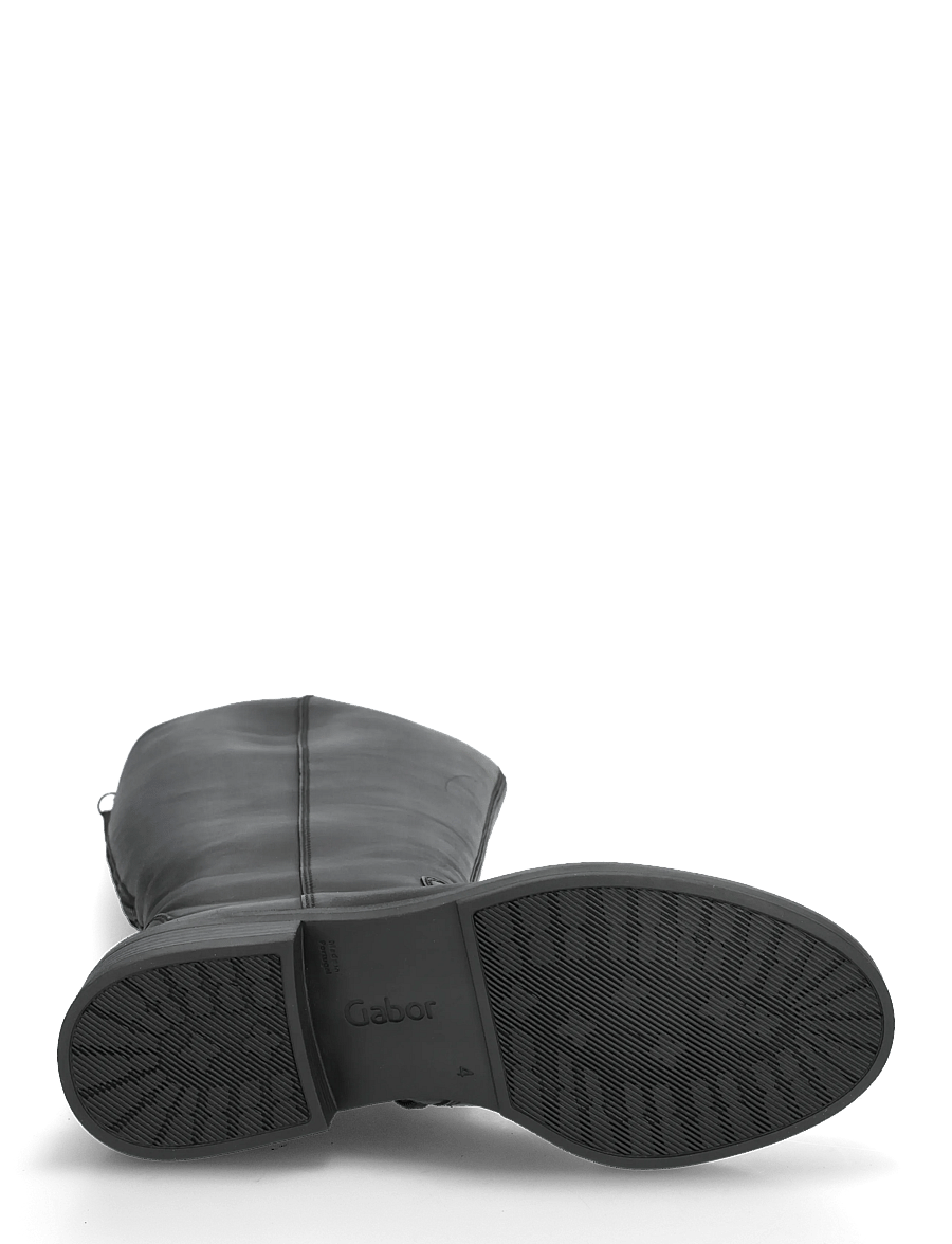 Gabor - Boot - knähöga stövlar - black - 4