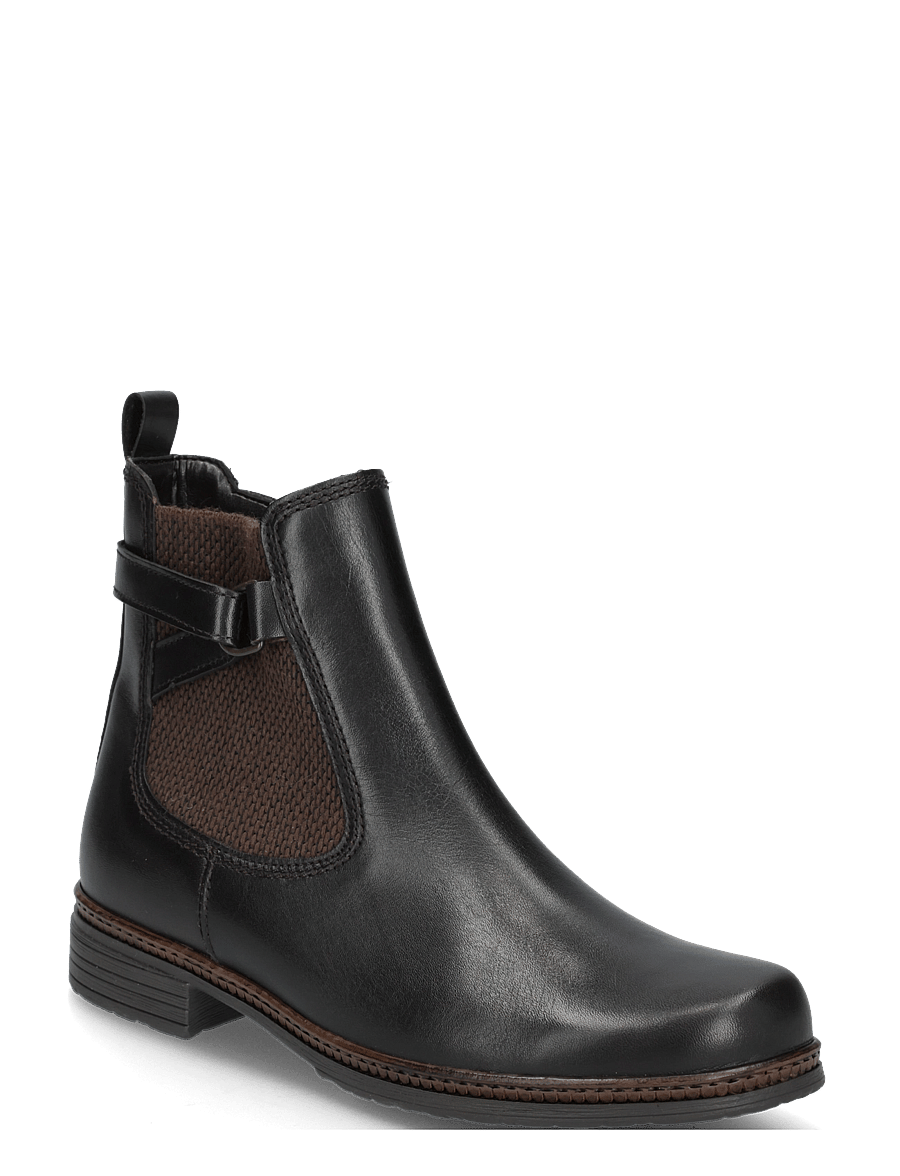 Gabor - Chelsea - kontsaga poolsaapad - dark brown - 0