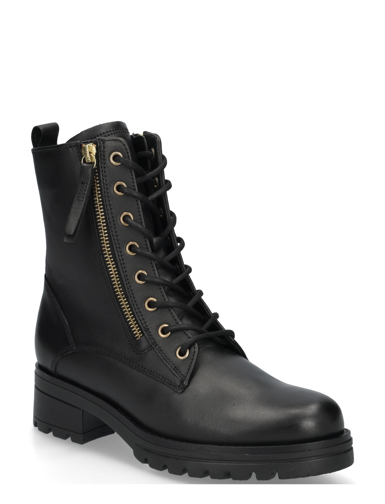 Gabor - Laced ankle boot - stiefeletten mit absatz - black - 0