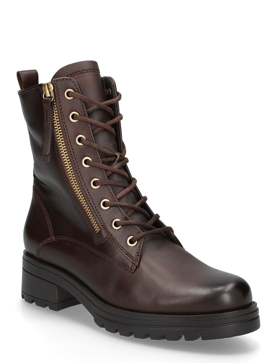 Gabor - Laced ankle boot - geschnürte stiefel - cognac - 0