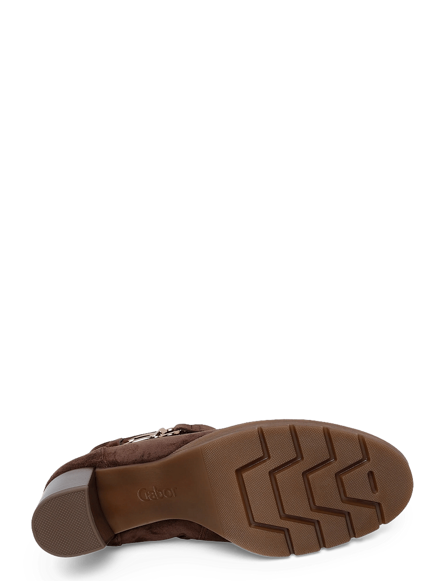 Gabor - Ankle boot - kontsaga poolsaapad - brown - 4