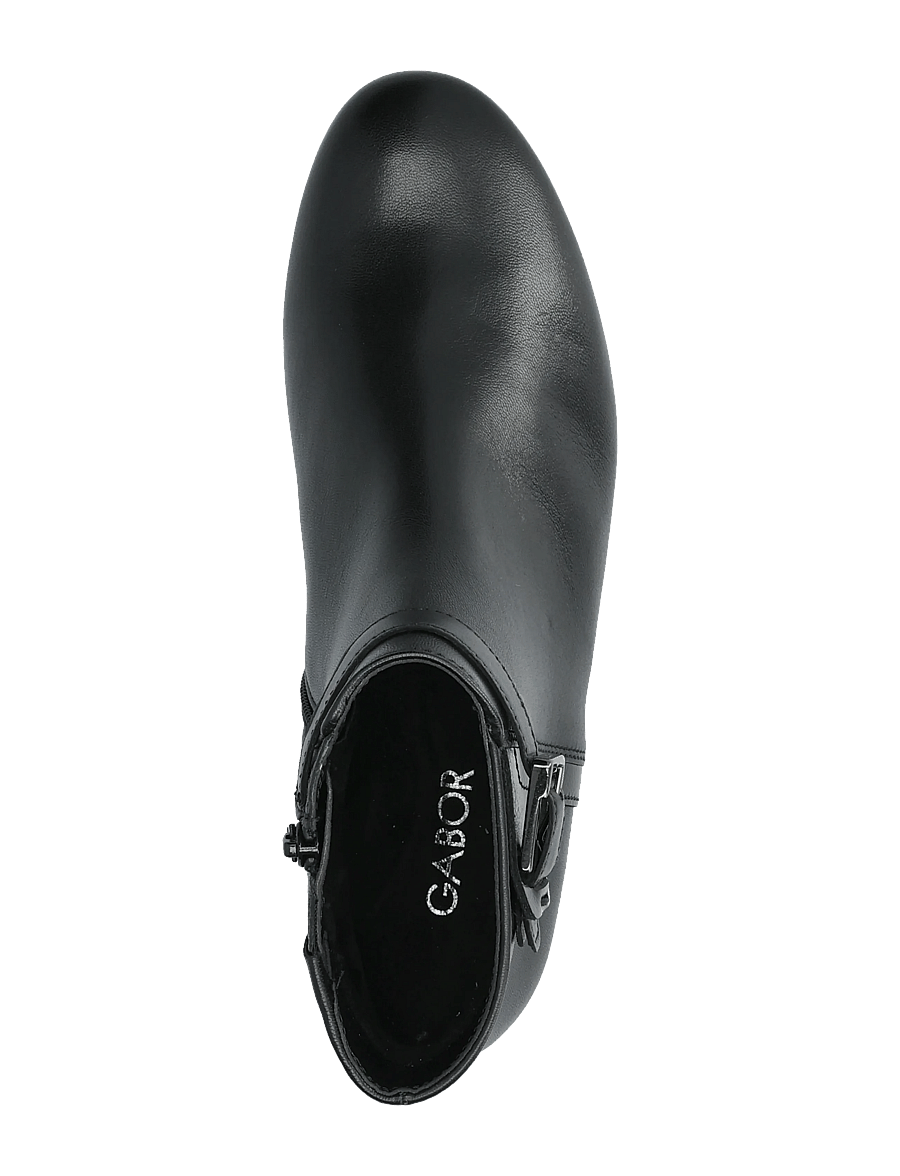 Gabor - Ankle boot - kontsaga poolsaapad - black - 3