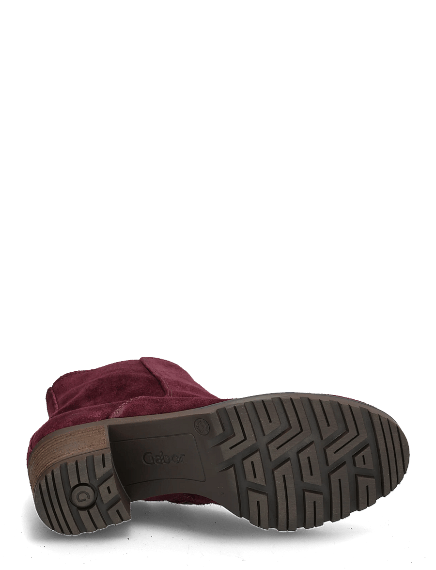 Gabor - Ankle boot - kontsaga poolsaapad - bordeaux - 4
