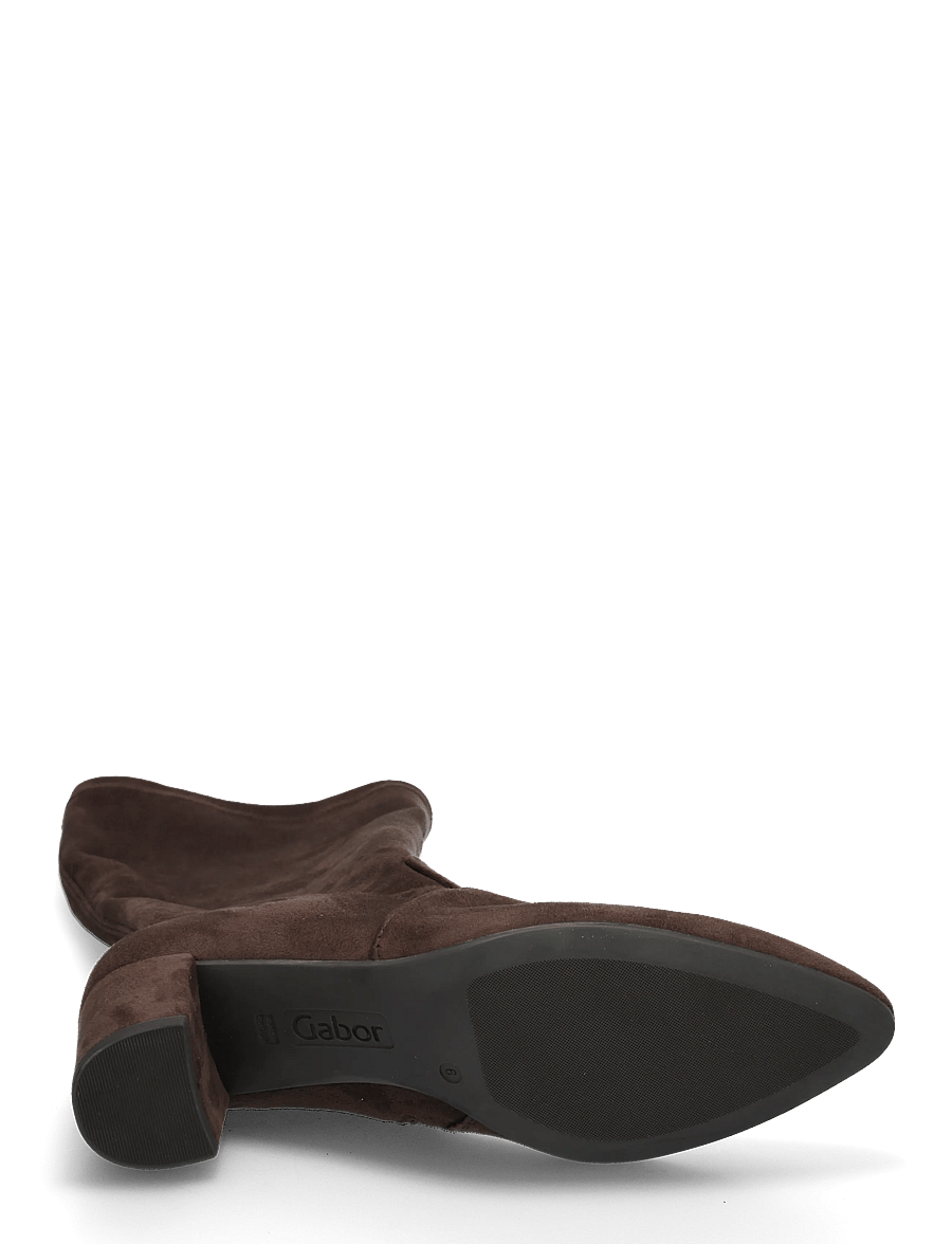 Gabor - Boot - kozaki do kolan - dark brown - 4