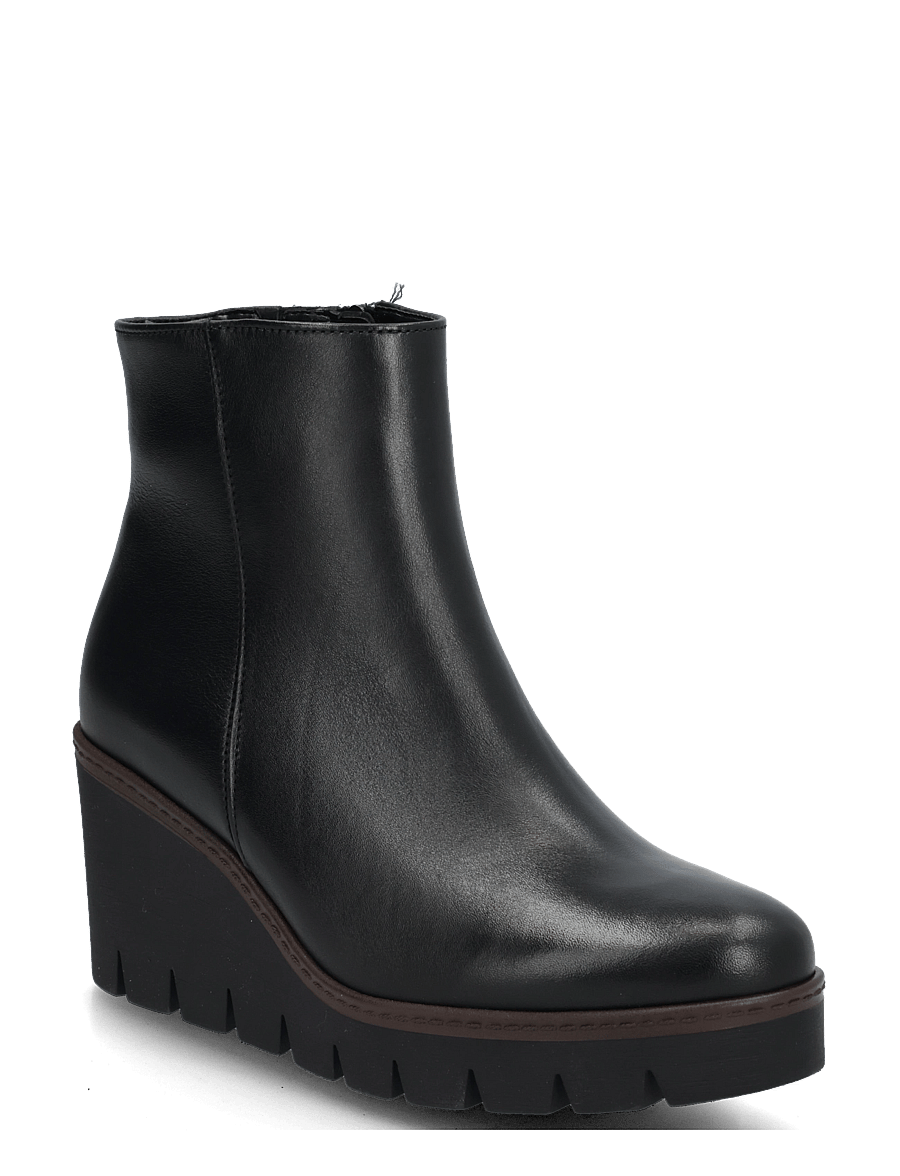 Gabor - Wedge ankle boot - stiefeletten mit absatz - black - 0