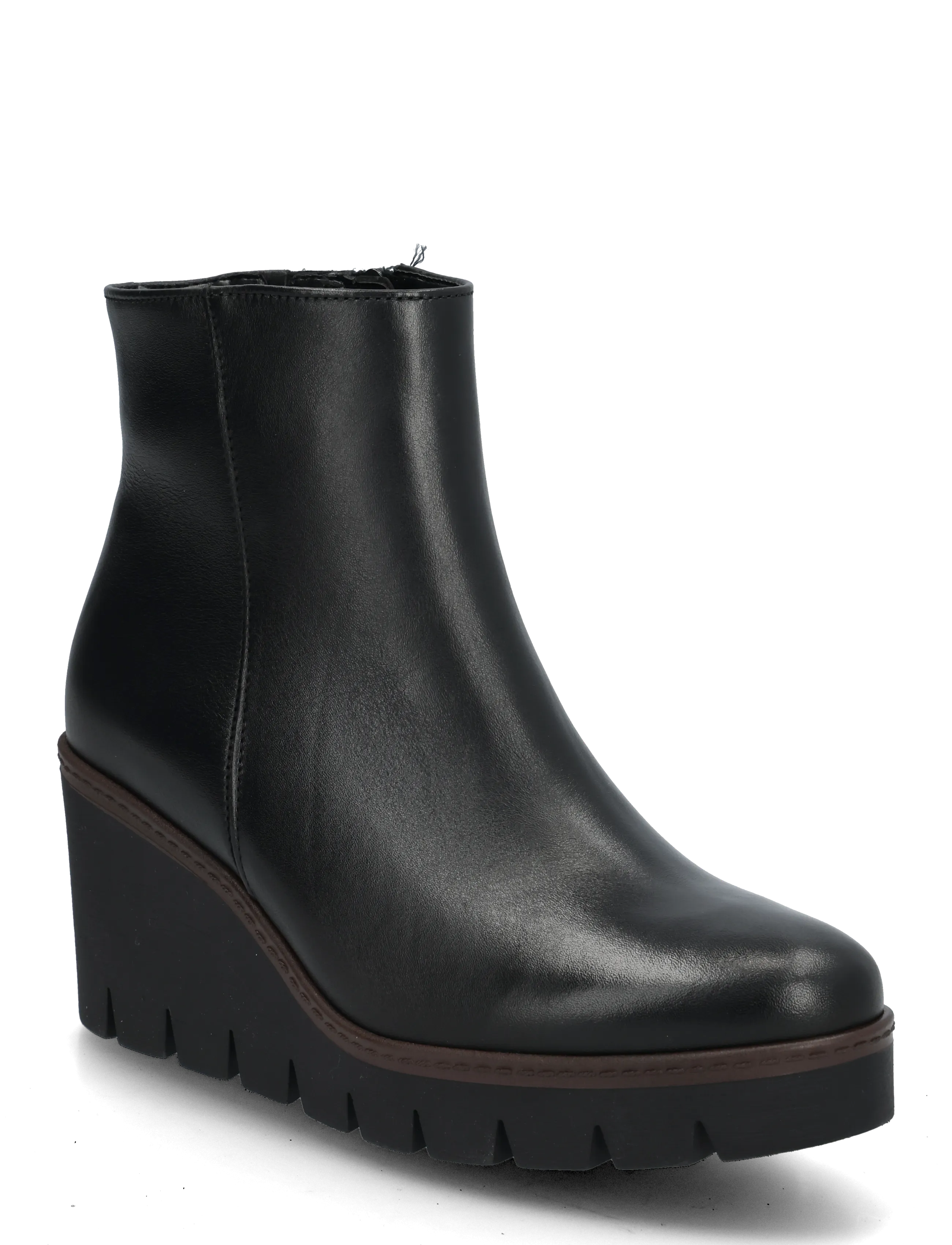 Gabor Wedge ankle boot - Bestseller - BLACK / black