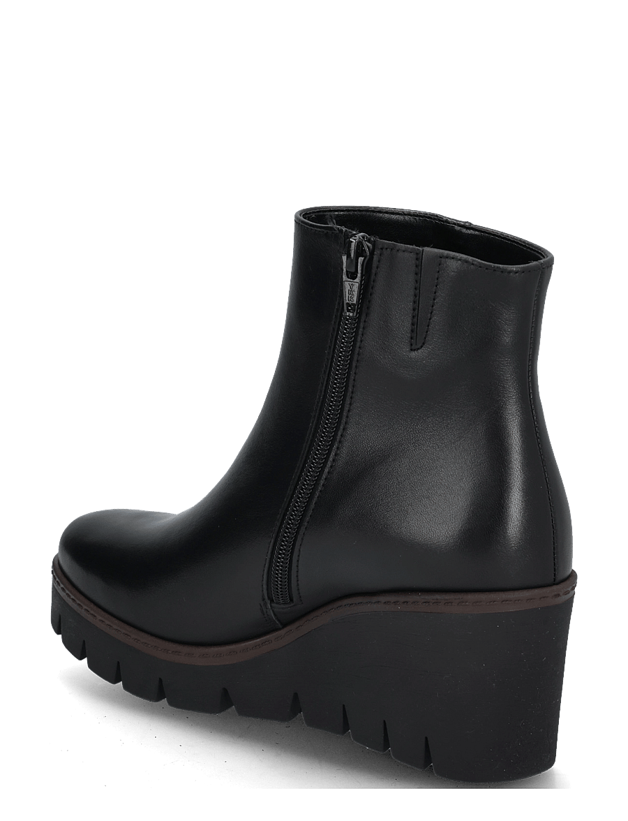 Gabor - Wedge ankle boot - stiefeletten mit absatz - black - 1