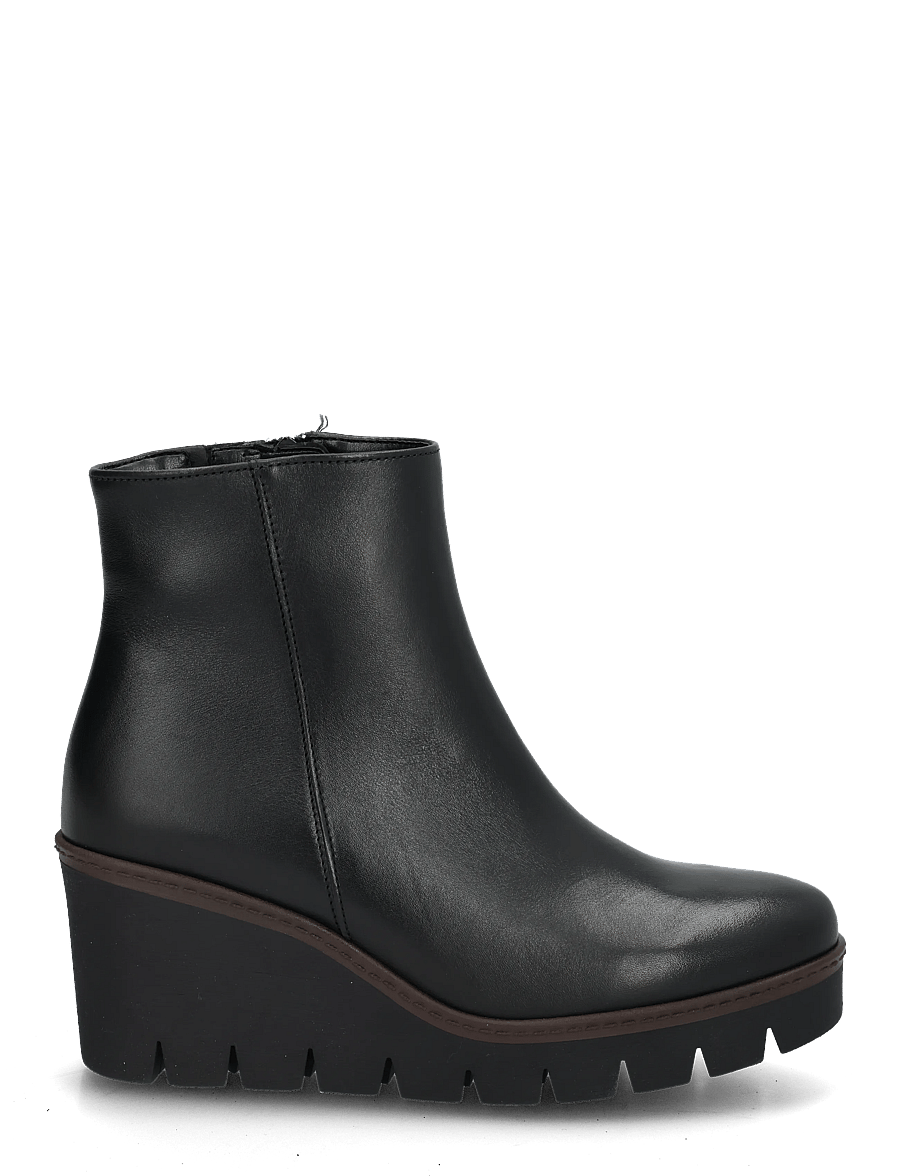 Gabor - Wedge ankle boot - stövletter - black - 2