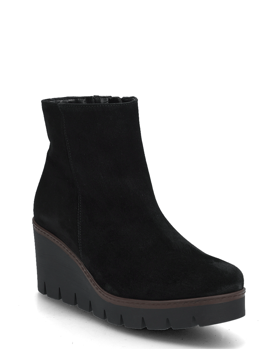 Gabor - Wedge ankle boot - stövletter - black - 0