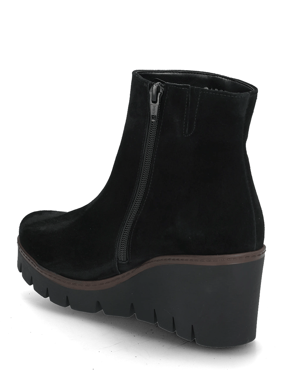 Gabor - Wedge ankle boot - stiefeletten mit absatz - black - 1