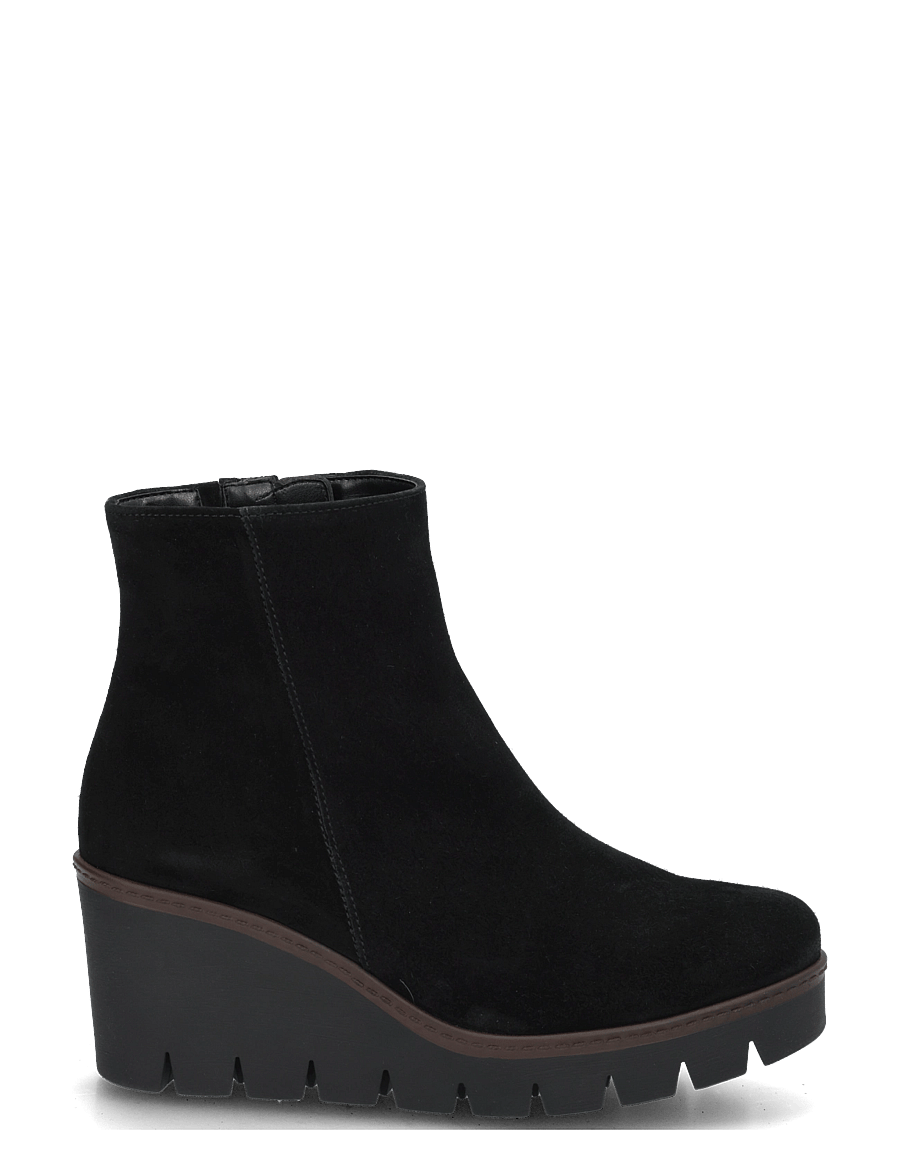 Gabor - Wedge ankle boot - stövletter - black - 2
