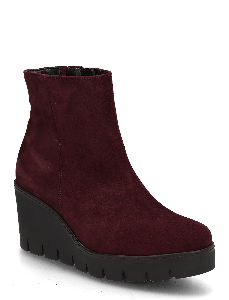 Gabor - Wedge ankle boot - stiefeletten mit absatz - bordeaux - 0