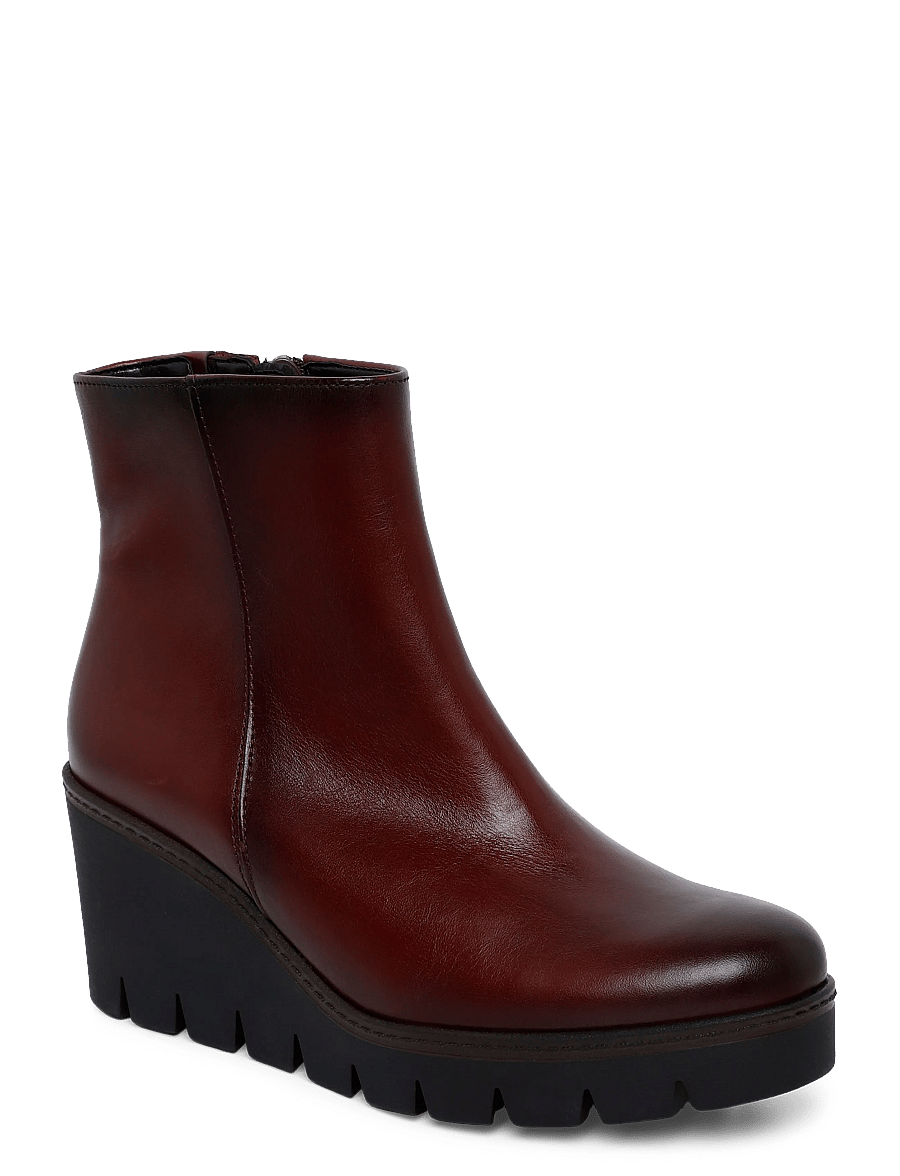 Gabor - Wedge ankle boot - stiefeletten mit absatz - cognac - 0