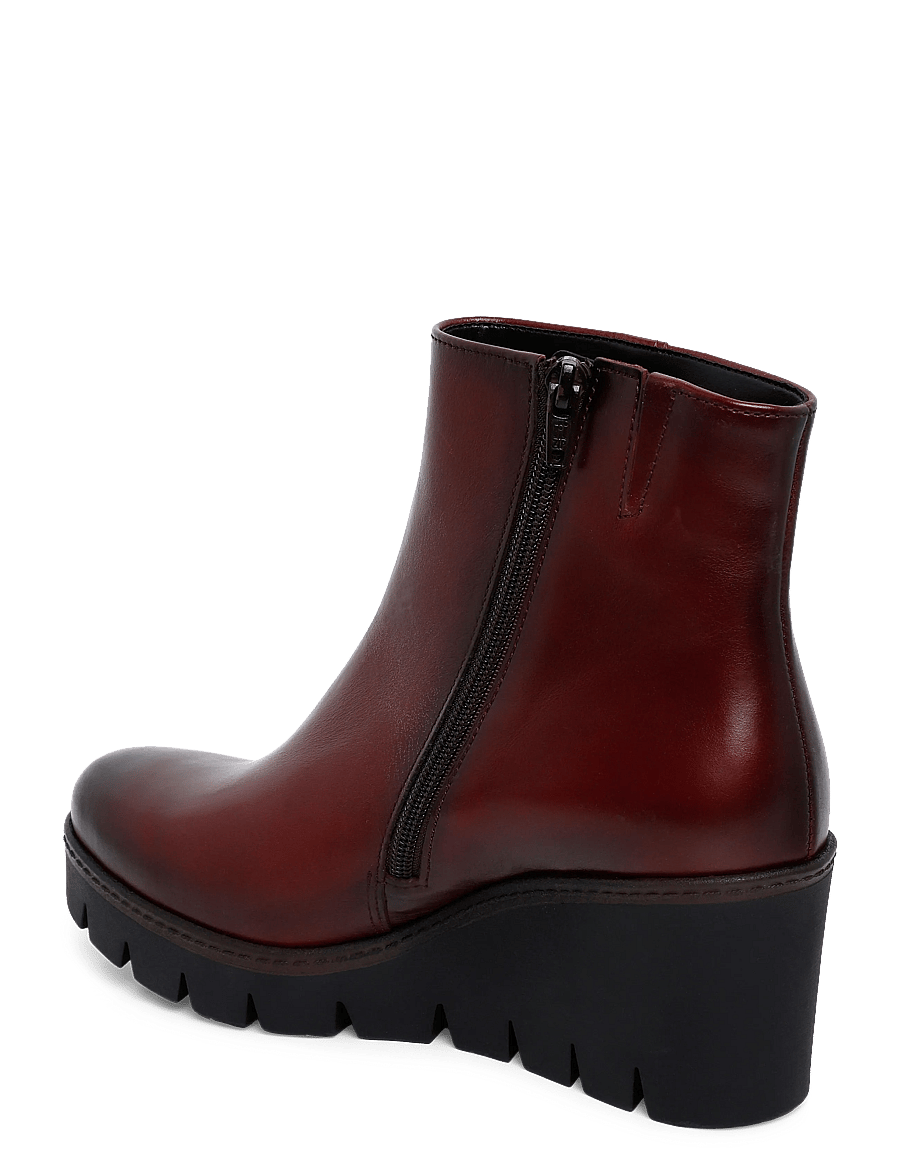 Gabor - Wedge ankle boot - stiefeletten mit absatz - cognac - 1