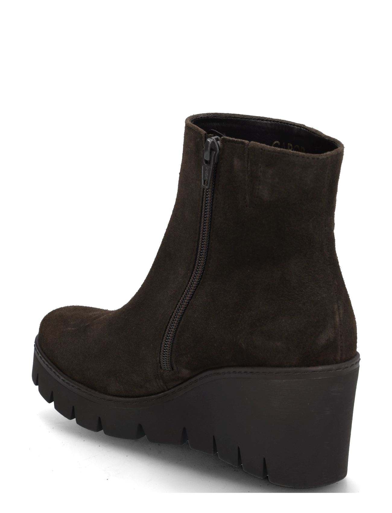 Gabor - Wedge ankle boot - stövletter - dark brown - 1