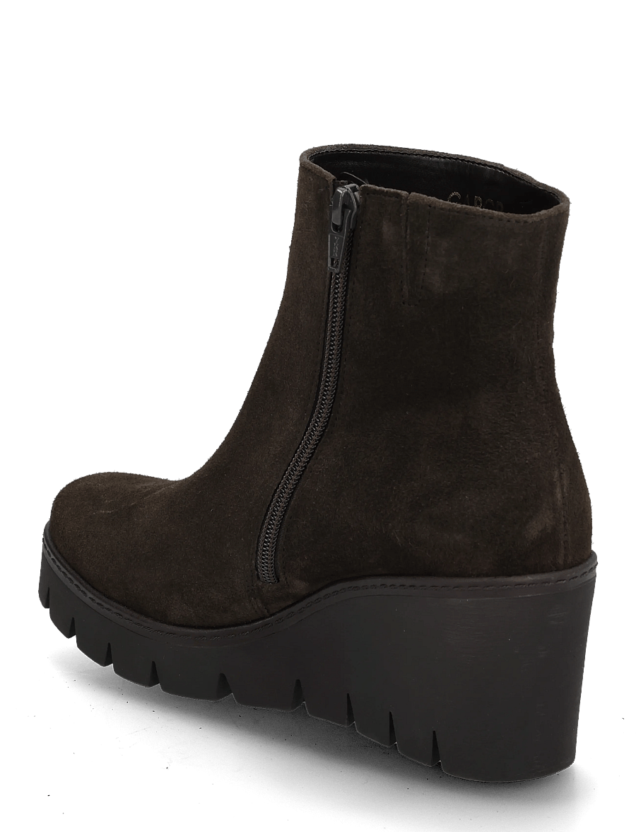 Gabor - Wedge ankle boot - stiefeletten mit absatz - dark brown - 1